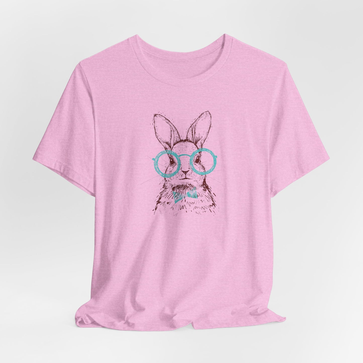 Hipster Bunny T-Shirt For Easter T Shirt For Cute Rabbit T Shirt