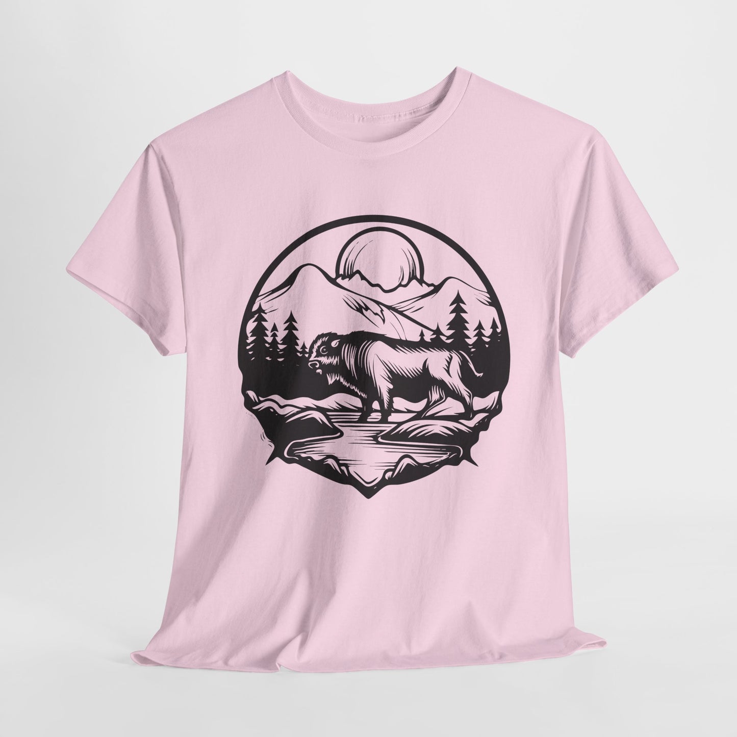 Buffalo T-Shirt For Mountains T Shirt For Wilderness TShirt