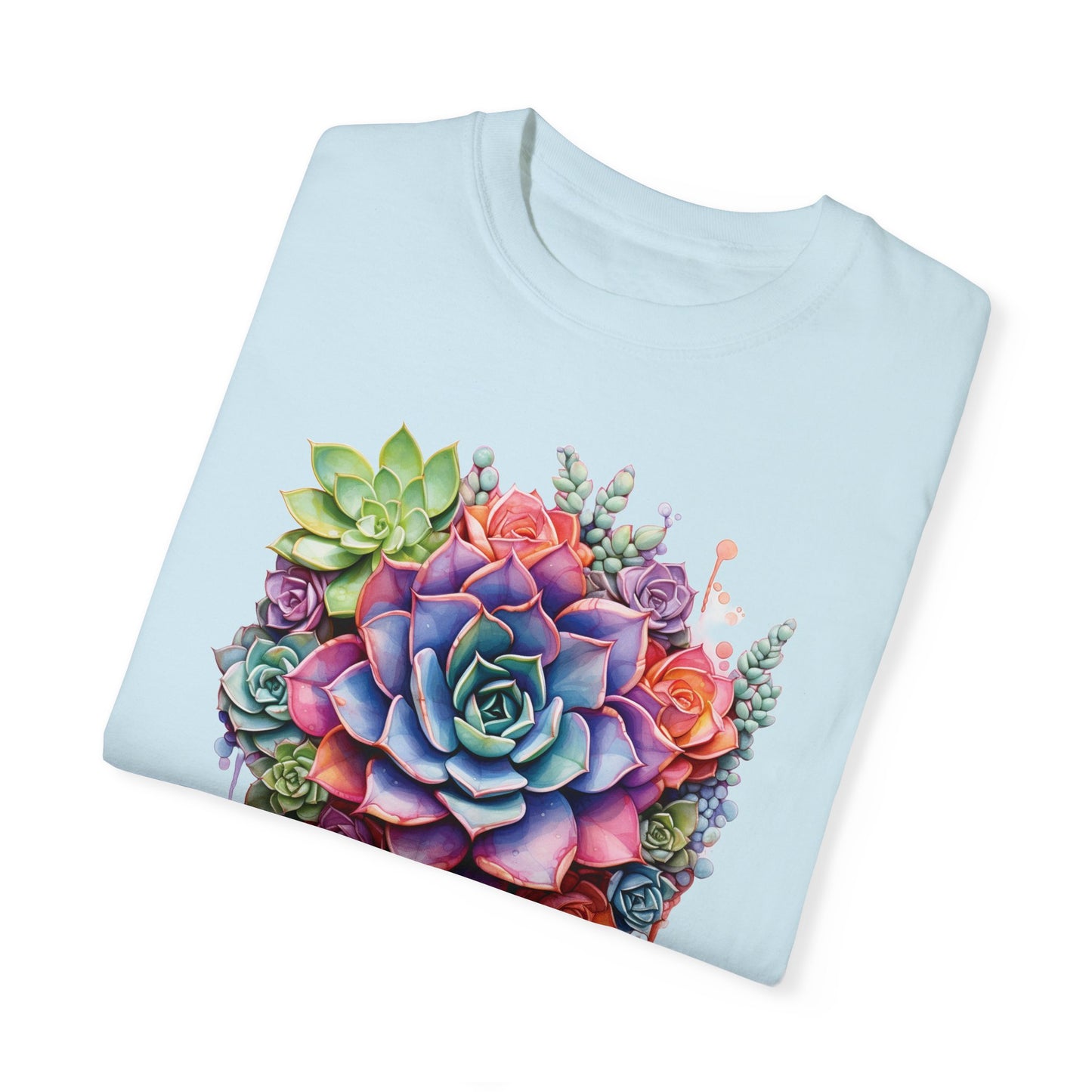 Succulent T-shirt For Cacti TShirt For Watercolor T Shirt For Plant Lovers Tee
