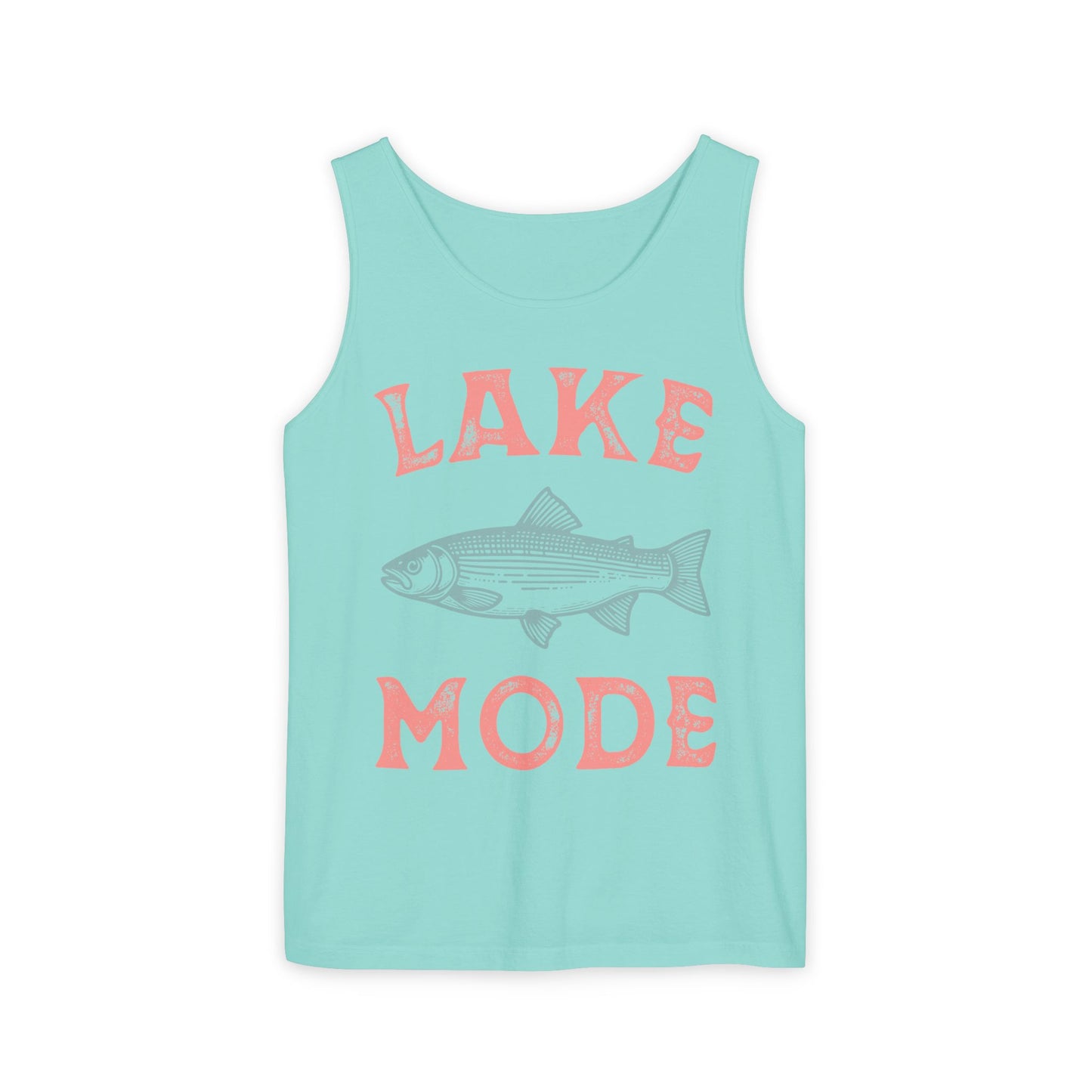 Lake Mode Tank Top For Fishing Shirt For Summer Vacation Tee