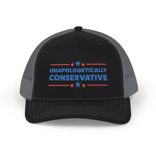 Unapologetically Conservative Snapback Trucker Cap