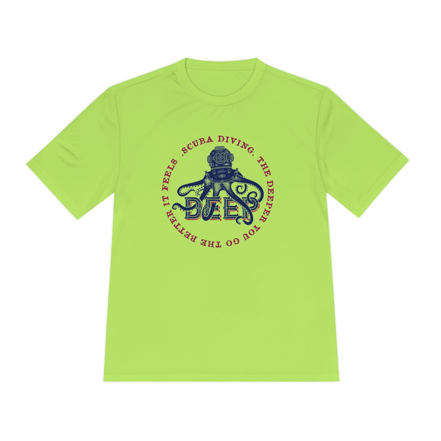 Octopus T-Shirt For Diver TShirt For Beach T Shirt For Moisture Wicking Shirt For Unisex Sport Shirt