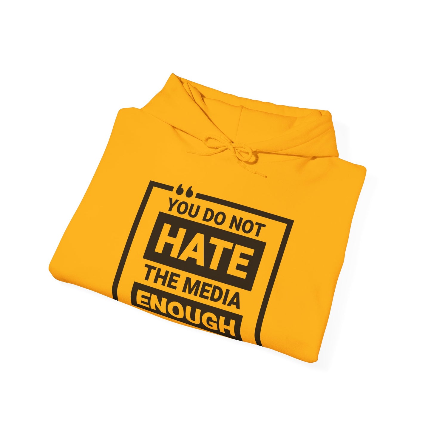 You Do Not Hate The Media Enough Hoodie