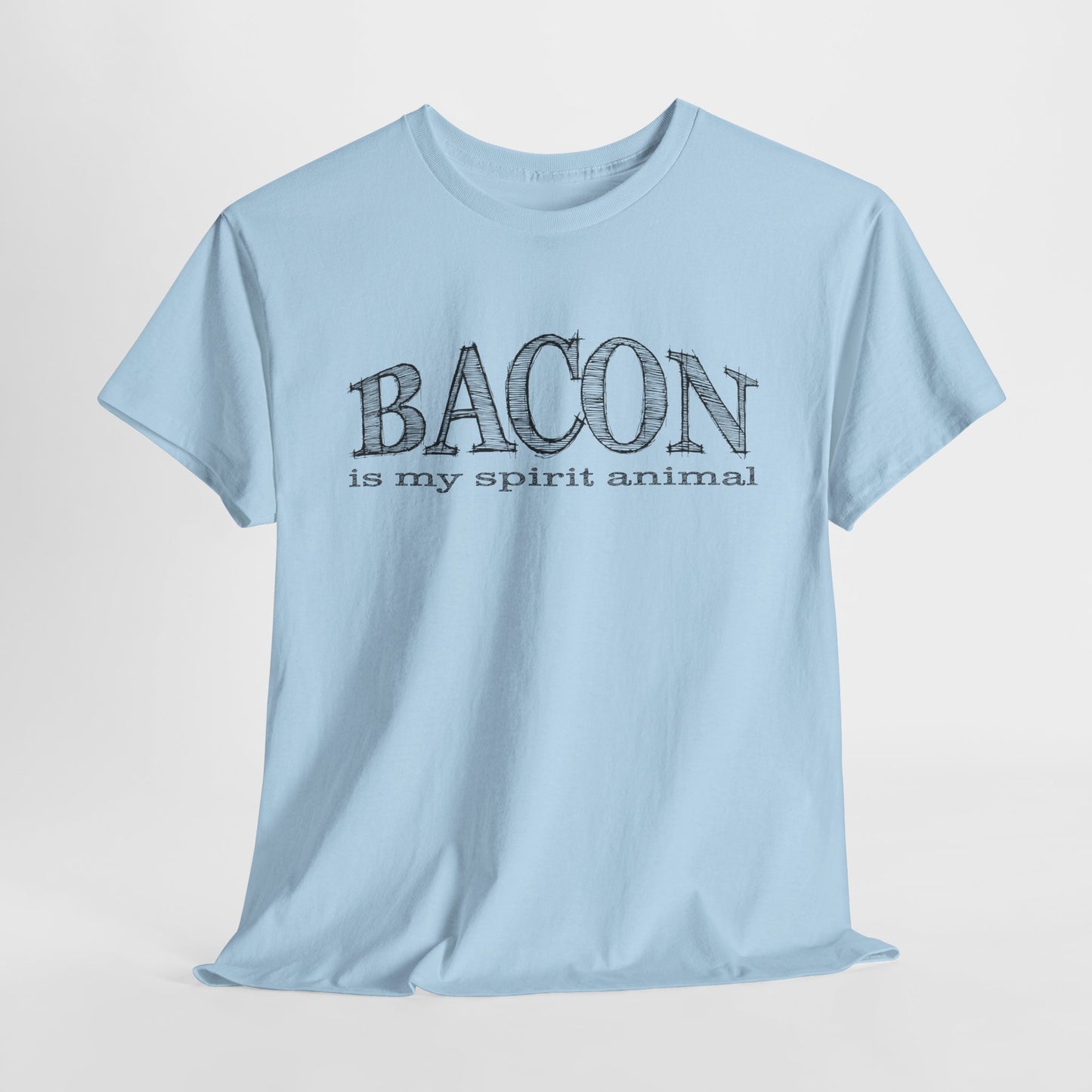 Bacon Is My Spirit Animal T-Shirt For Foodie T Shirt For Pork Enthusiast TShirt