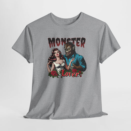 Monster Lover T-Shirt For Wolfman TShirt For Damsel In Distress T Shirt For Halloween Costume