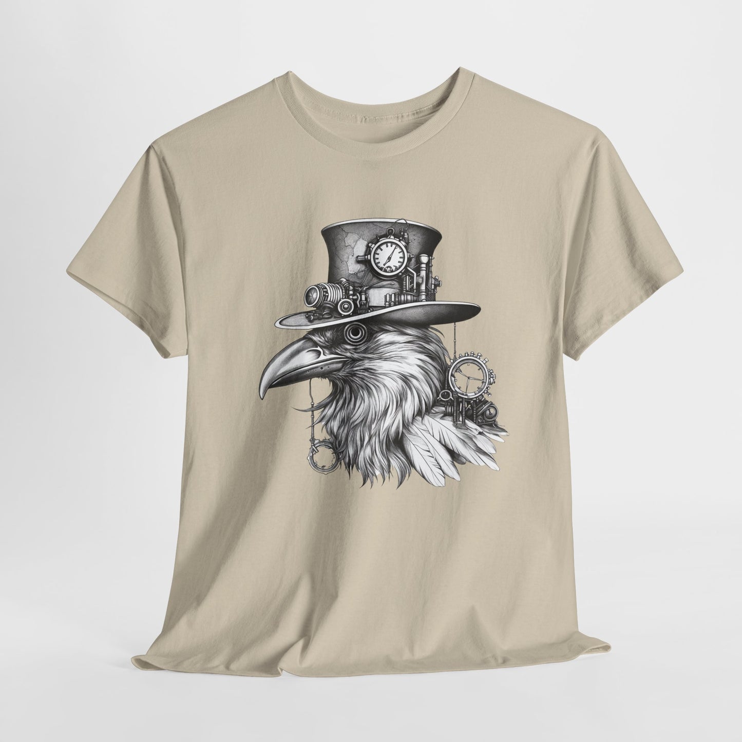 Steampunk Crow For Victorian Era Raven T Shirt For Retro Bird TShirt