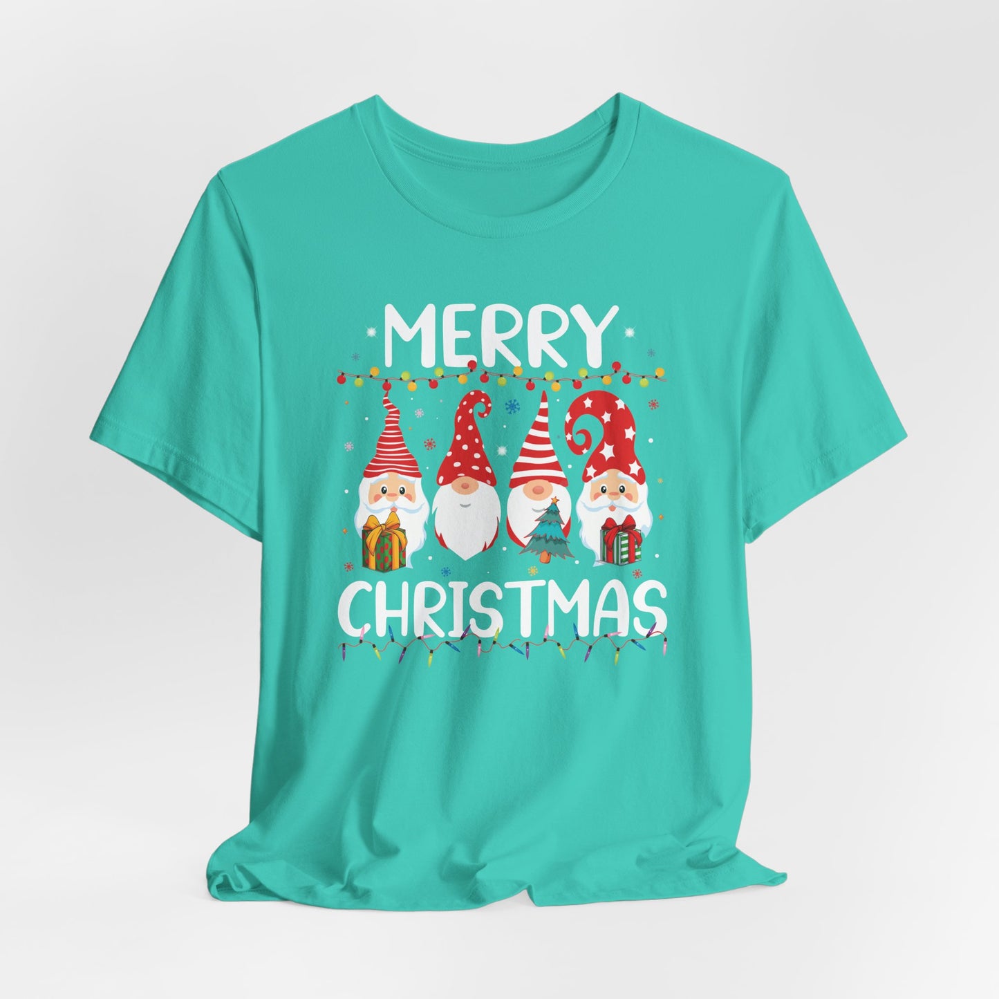 Holiday Gnome T-Shirt For Merry Christmas T Shirt For Xmas Lights TShirt