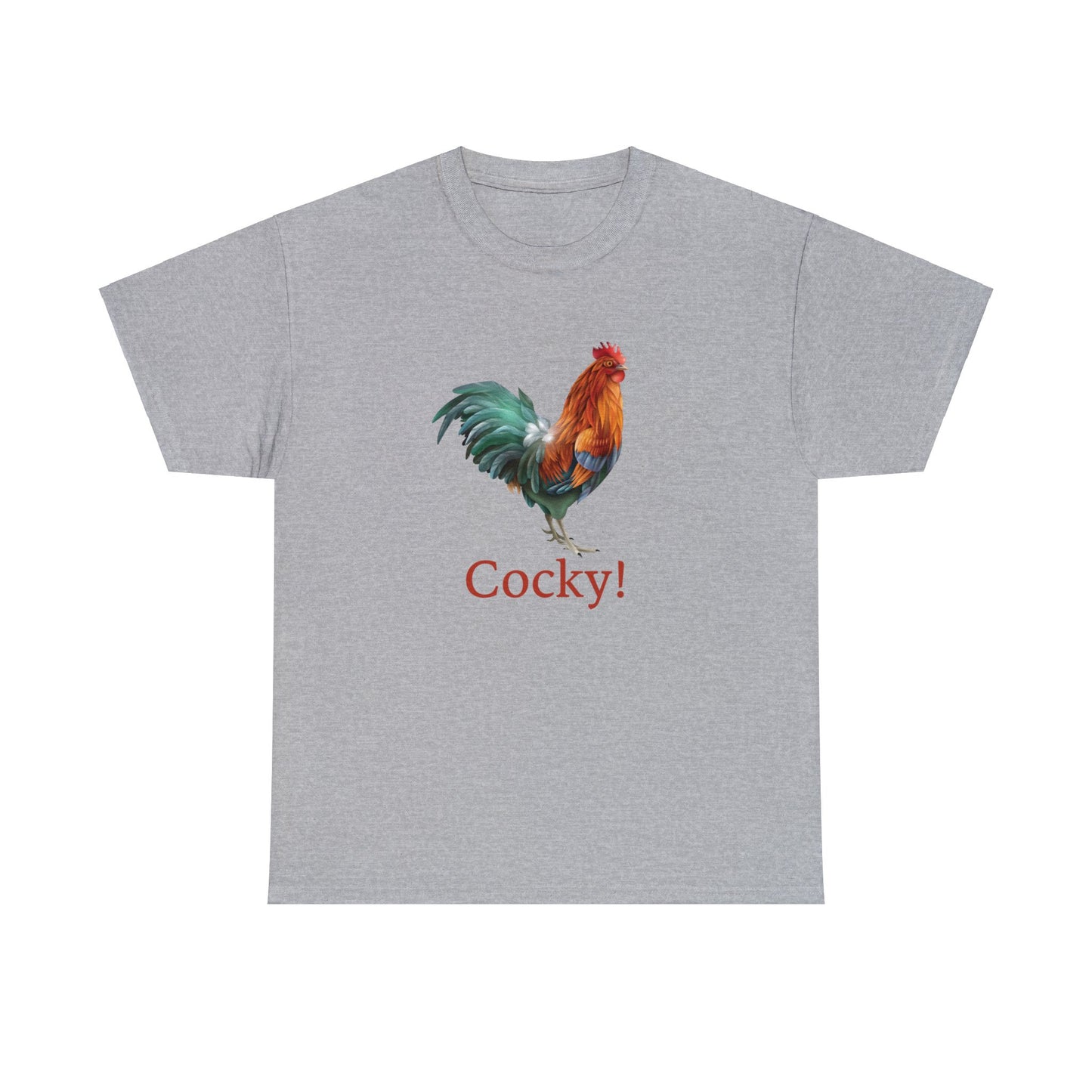 Rooster T-Shirt For Funny Animal T Shirt For Cocky TShirt For Sarcastic Tee