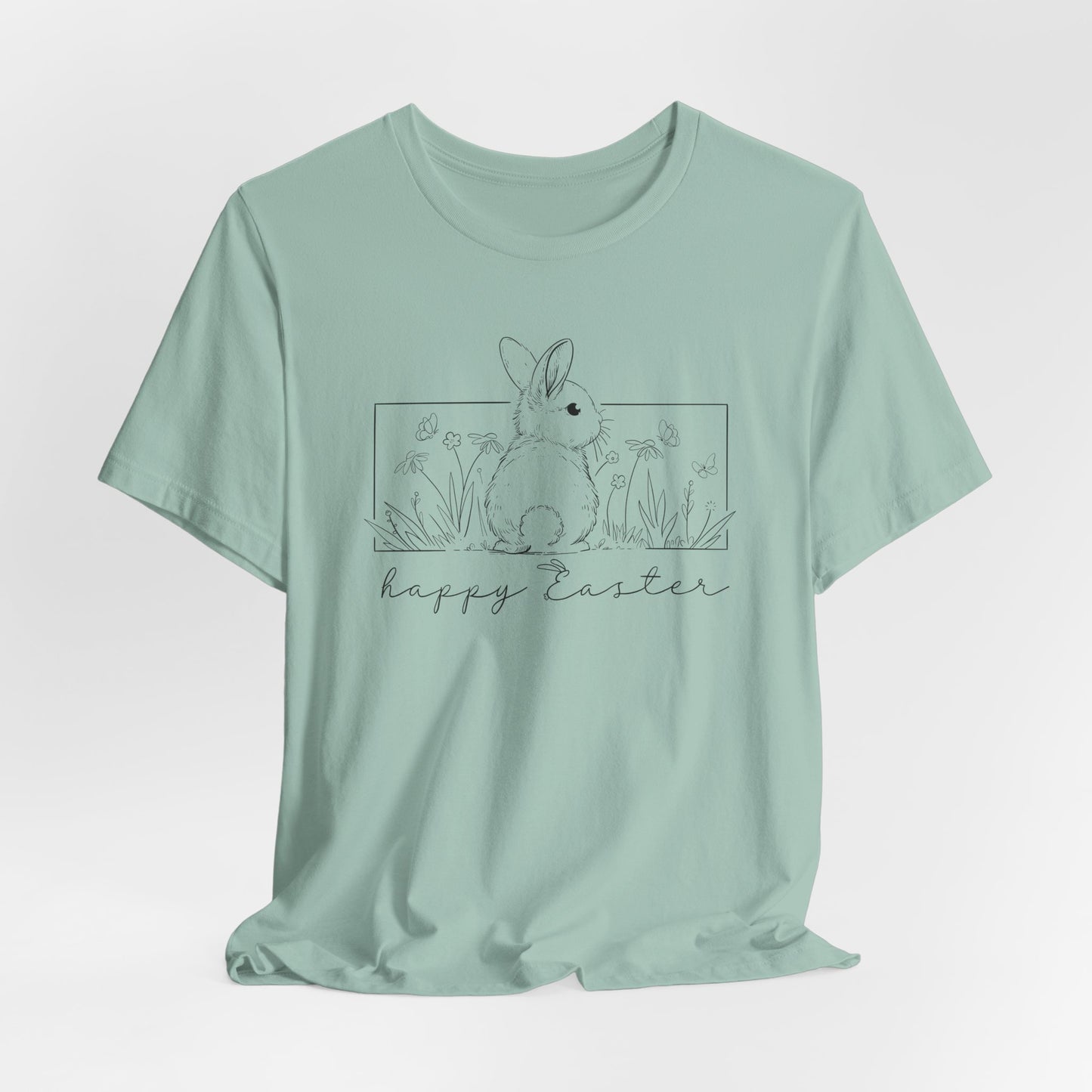 Happy Easter Bunny T-Shirt - Cute Spring Graphic Tee