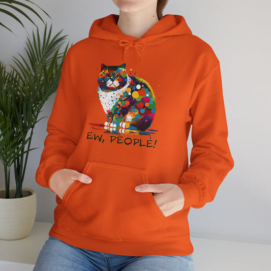 Funny Cat Hoodie For Sarcastic Cat Hooded Sweatshirt For Cat Lovers Hoodie For Anti Social People Hoodie For Introverts
