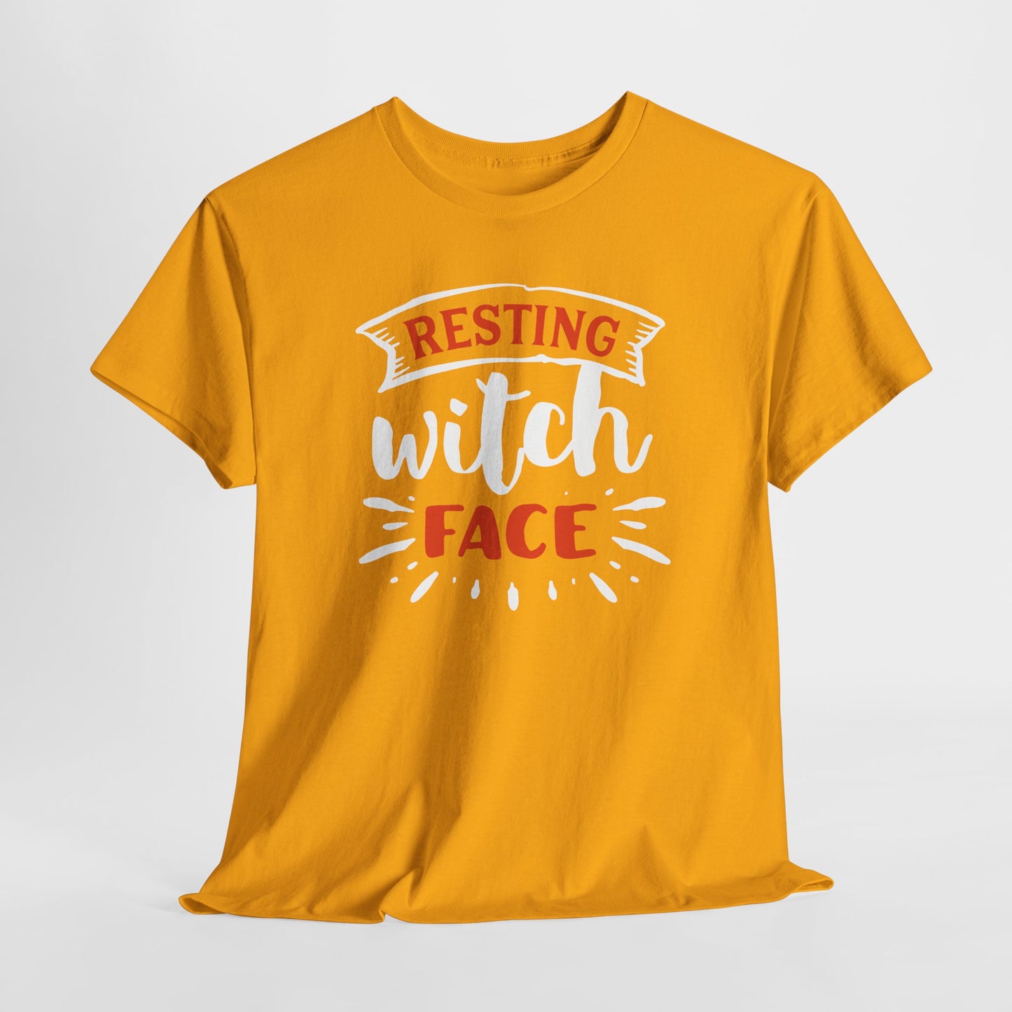 Resting Witch Face T-Shirt For Funny Halloween T Shirt For Punny TShirt Costume