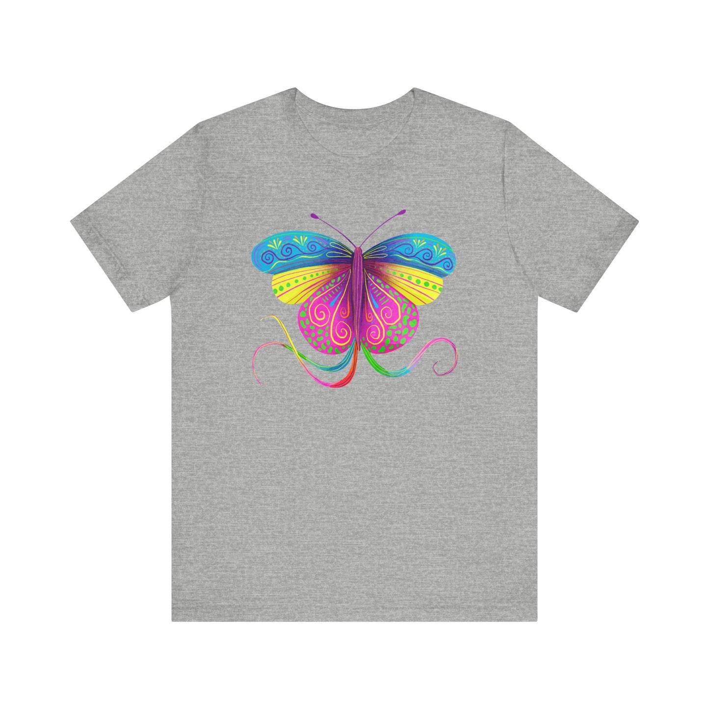 Butterfly T-Shirt For Mexican Folk Art T Shirt For Cinco de Mayo Watercolor TShirt