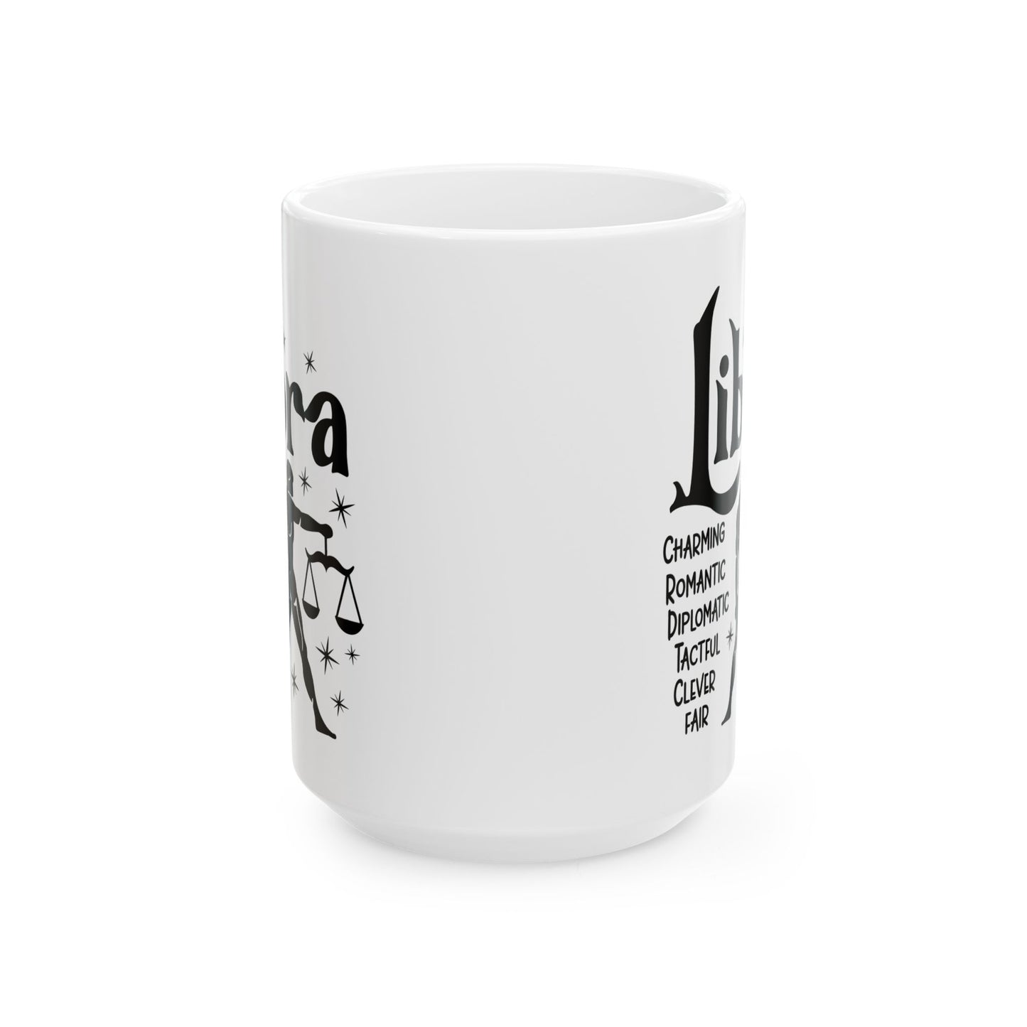 Libra Ceramic Mug For Zodiac Coffee Cup For Astrology Birthday Gift Idea