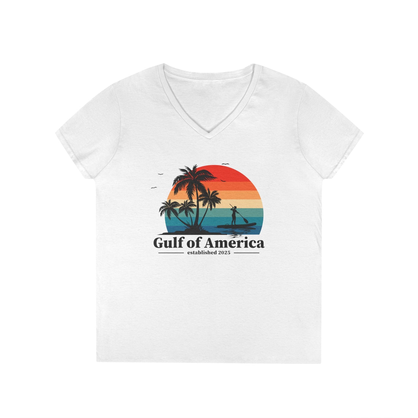 Gulf of America Paddleboard T-Shirt - Coastal 2025 Tee