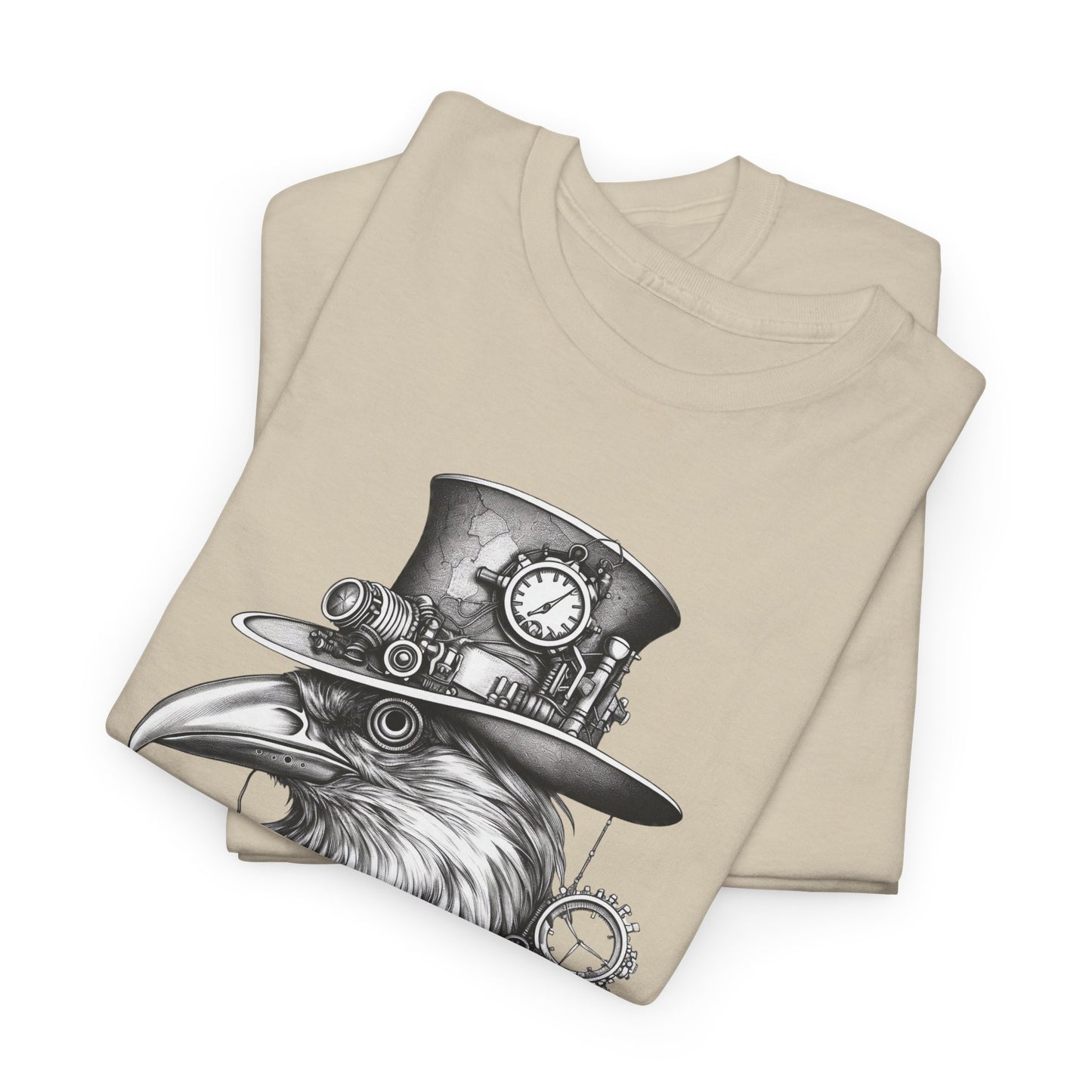 Steampunk Crow For Victorian Era Raven T Shirt For Retro Bird TShirt