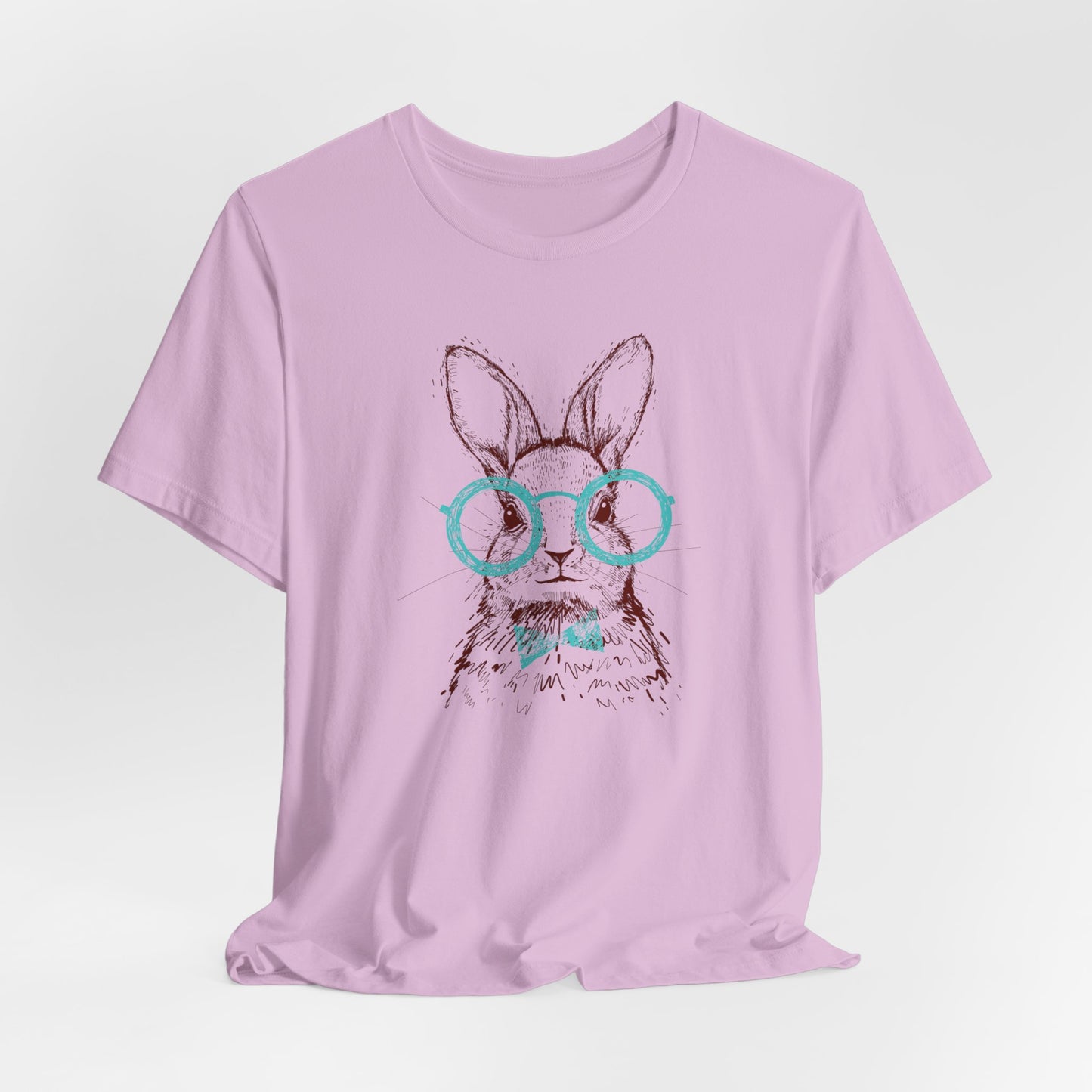 Hipster Bunny T-Shirt For Easter T Shirt For Cute Rabbit T Shirt