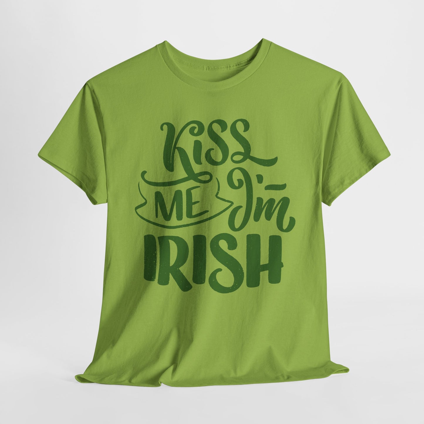 Kiss Me I'm Irish T-Shirt For Saint Patrick's Day T Shirt For Holiday Drinking TShirt