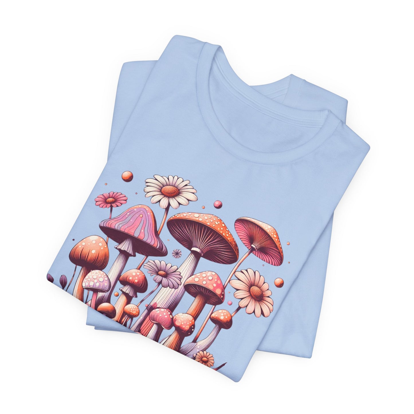 Stay Weird Mushroom Graphic Tee Quirky Psychedelic Style for Nature Lovers T-Shirt