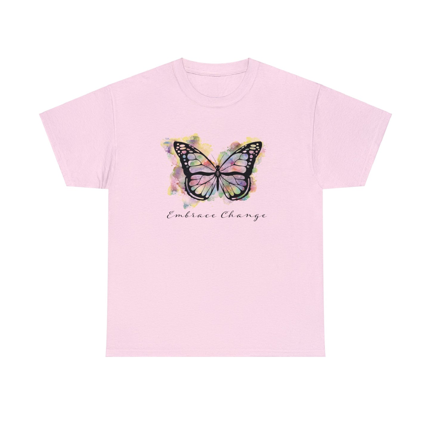 Embrace Change Tee For Butterfly T-Shirt For Watercolor Butterfly Shirt For Spiritual T Shirt For Motivational T Shirt