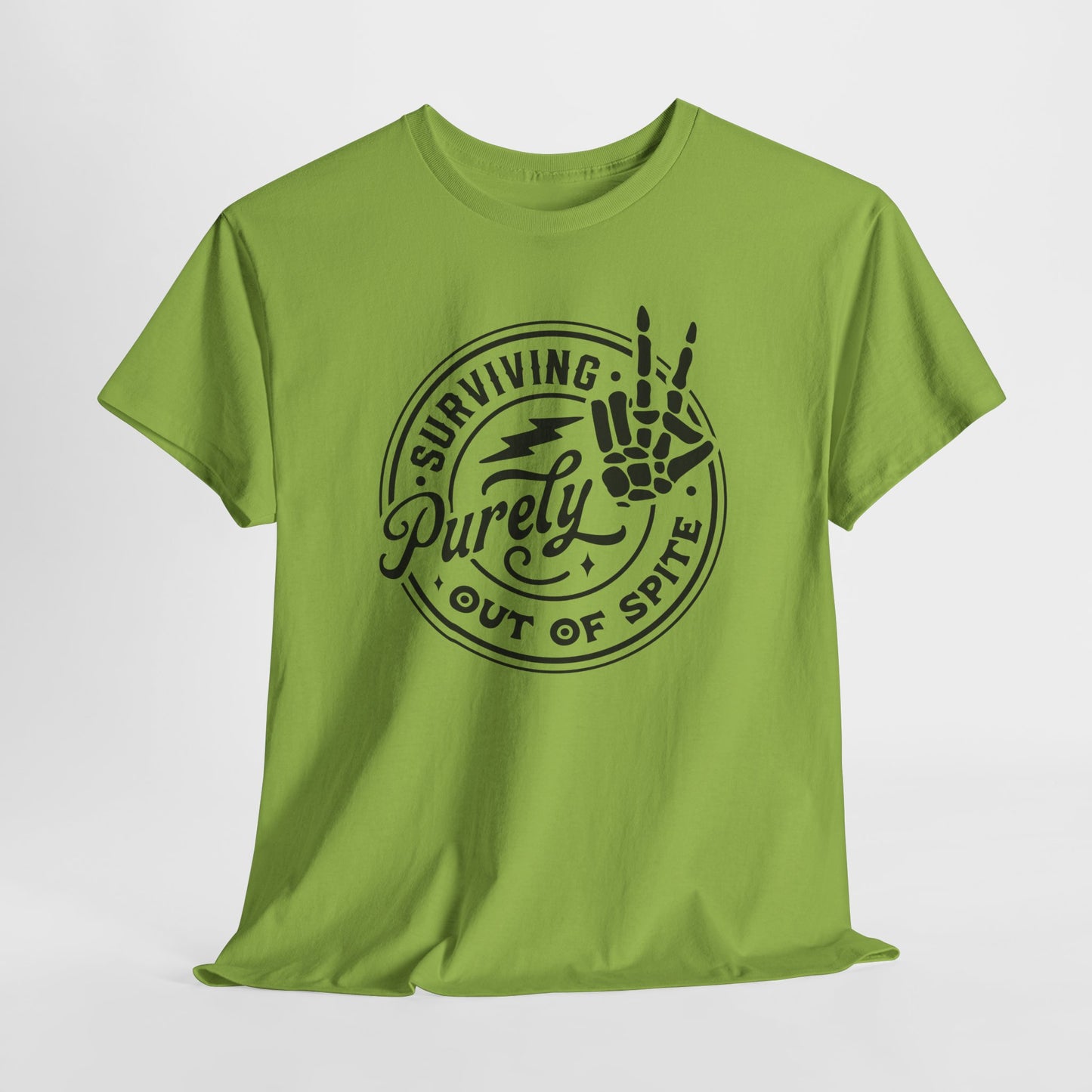 Survival T-Shirt For Spite T Shirt For Snarky Skeleton TShirt