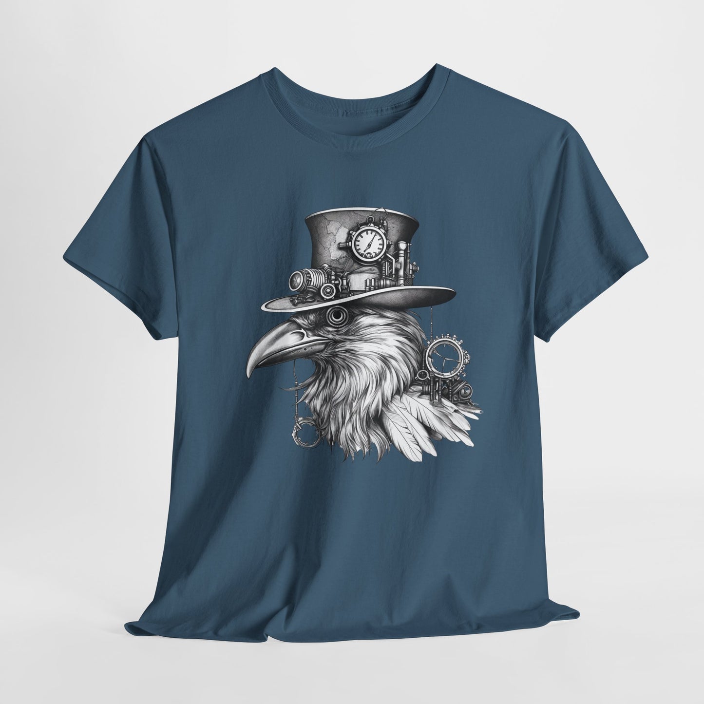 Steampunk Crow For Victorian Era Raven T Shirt For Retro Bird TShirt