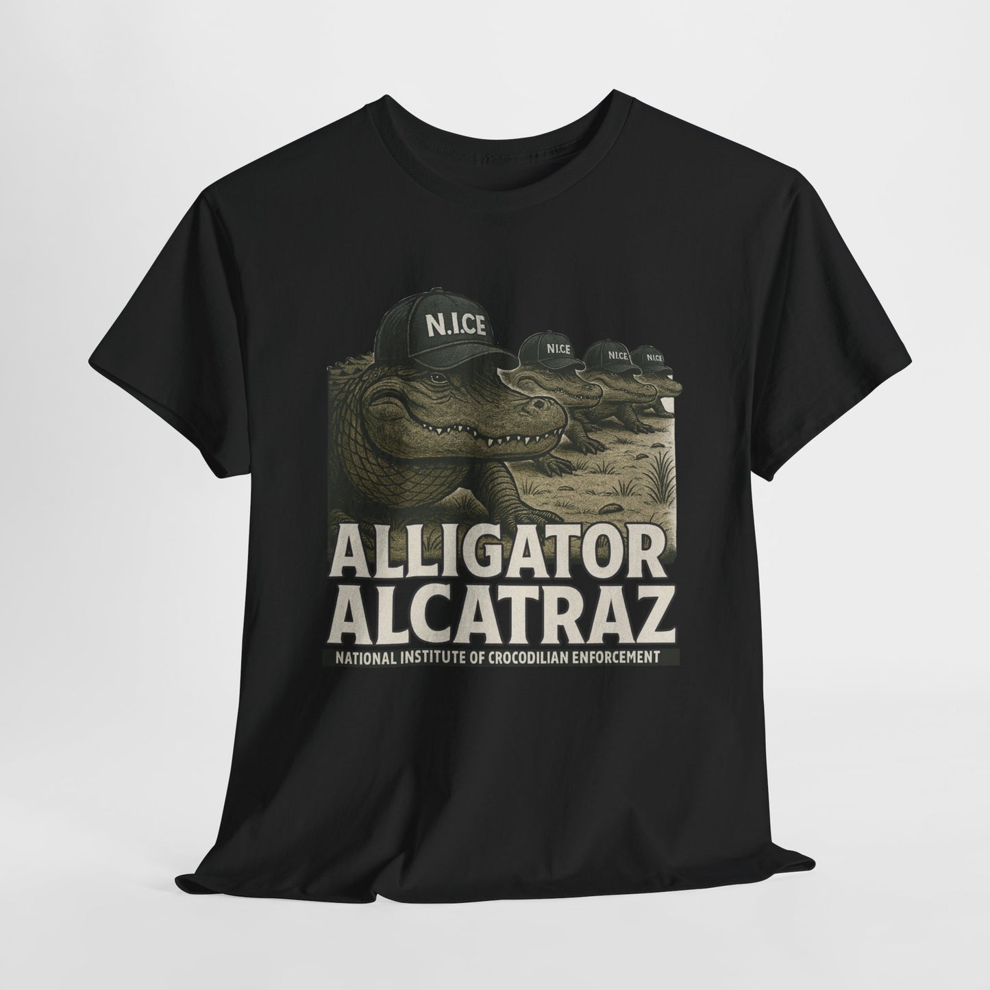 Alligator Alcatraz Crocodilian Enforcement T-Shirt