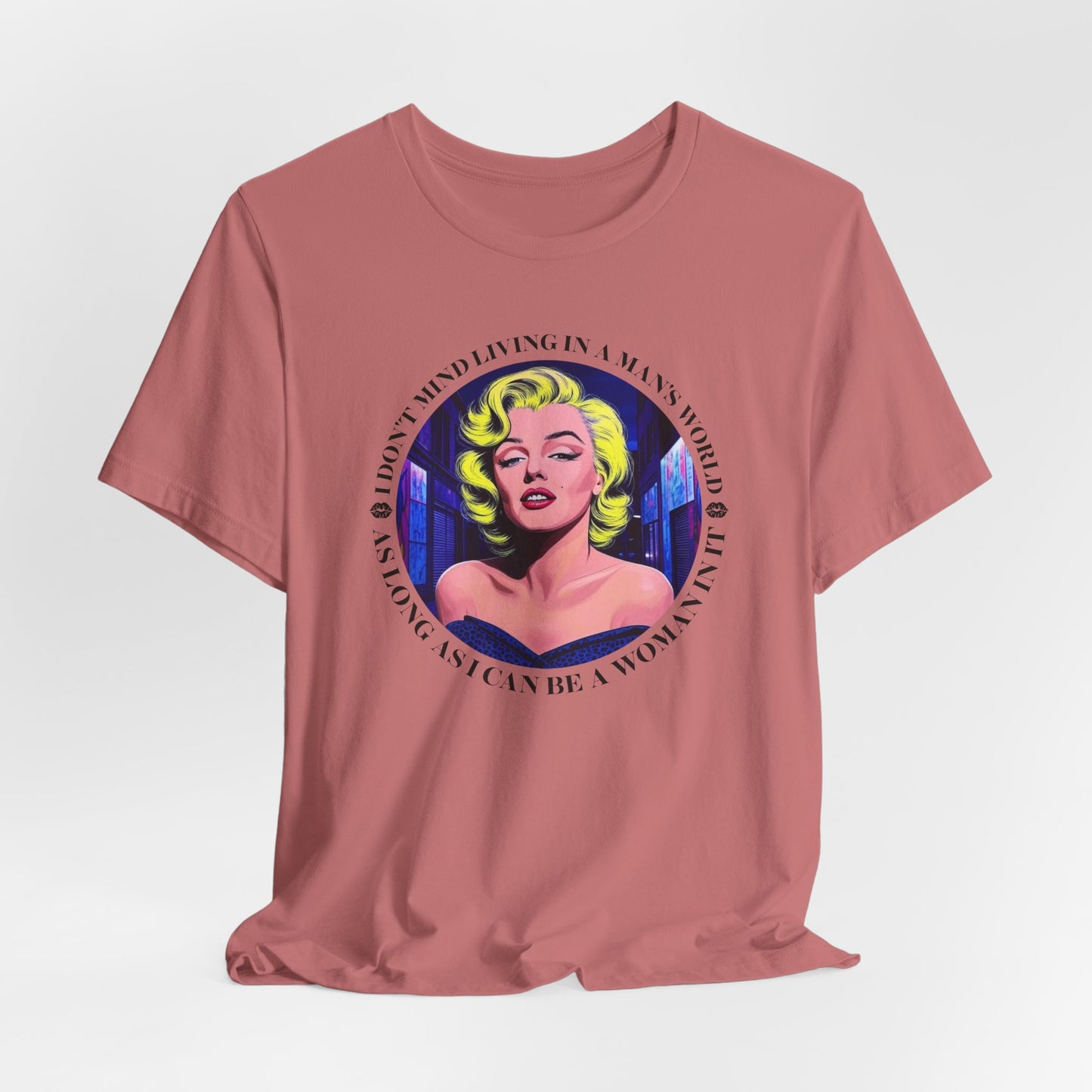 Marilyn Monroe Quote T-Shirt For Living In A Man's World T Shirt For Norma Jean TShirt