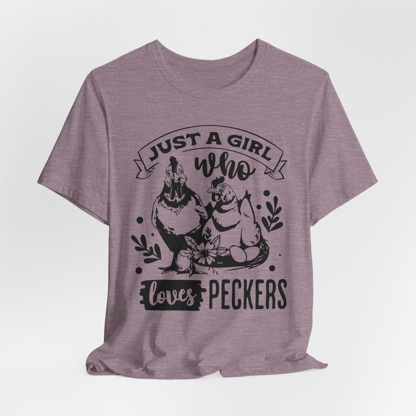 Chicken T-Shirt For Funny Peckers T Shirt For Fowl Hen T Shirt For Silly Poultry Tee