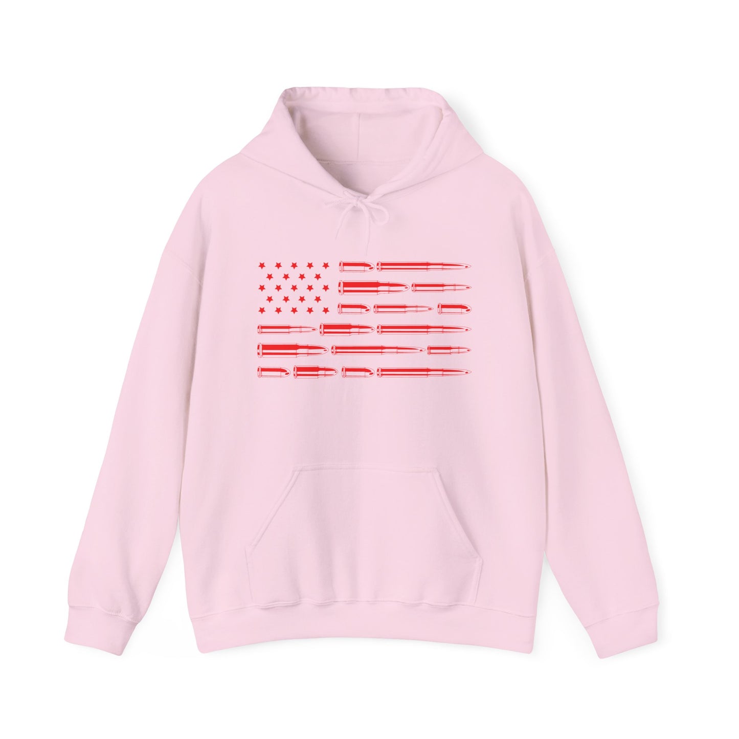 Bullet Flag Hooded Sweatshirt For Patriotic 2A Hoodie