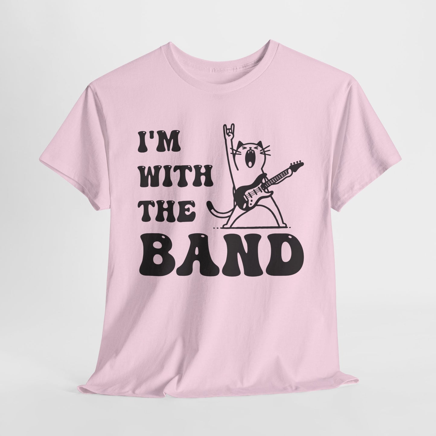 I’m With the Band T-Shirt – Rockstar Cat Tee