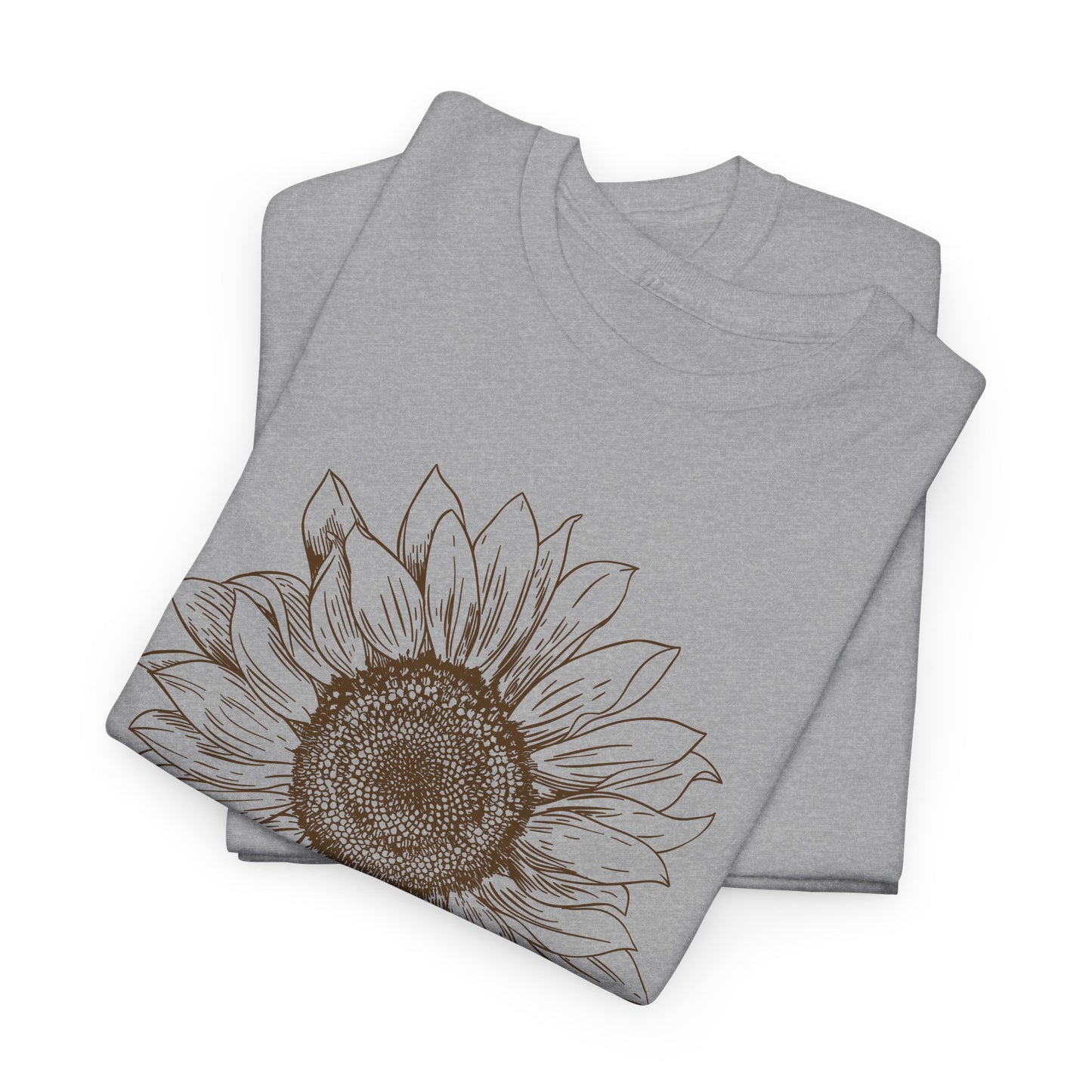 Sunflower T-Shirt With Floral Print TShirt With Flower T Shirt For Gardener Shirt For Fall Flower T-Shirt For Minimalist