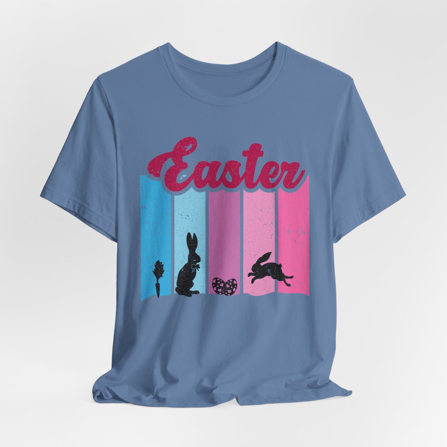 Bunny Scene T-Shirt For Easter Vibes T Shirt For Christian Holiday TShirt