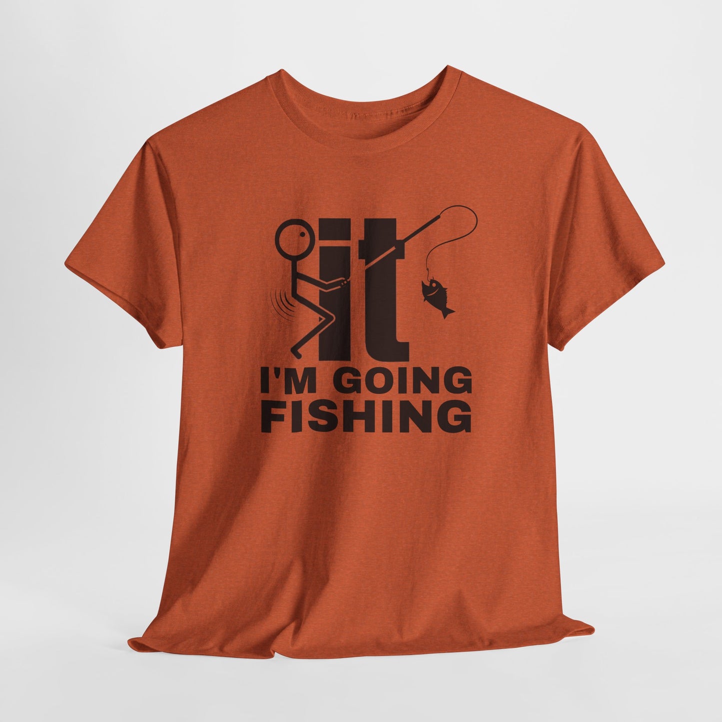 Funny Fishing T-Shirt For F It T Shirt For Graphic Stick Figure TShirt For Fisherman Gift