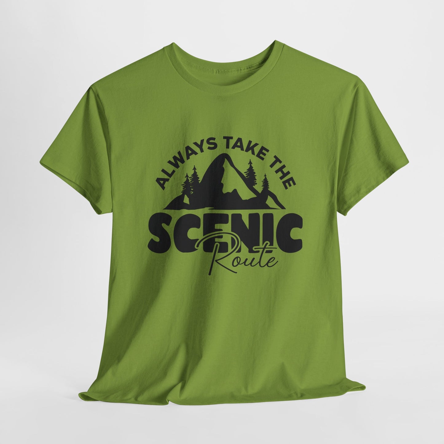 Scenic Route T-Shirt For Adventure TShirt For Great Outdoors T Shirt For Mountains Tee