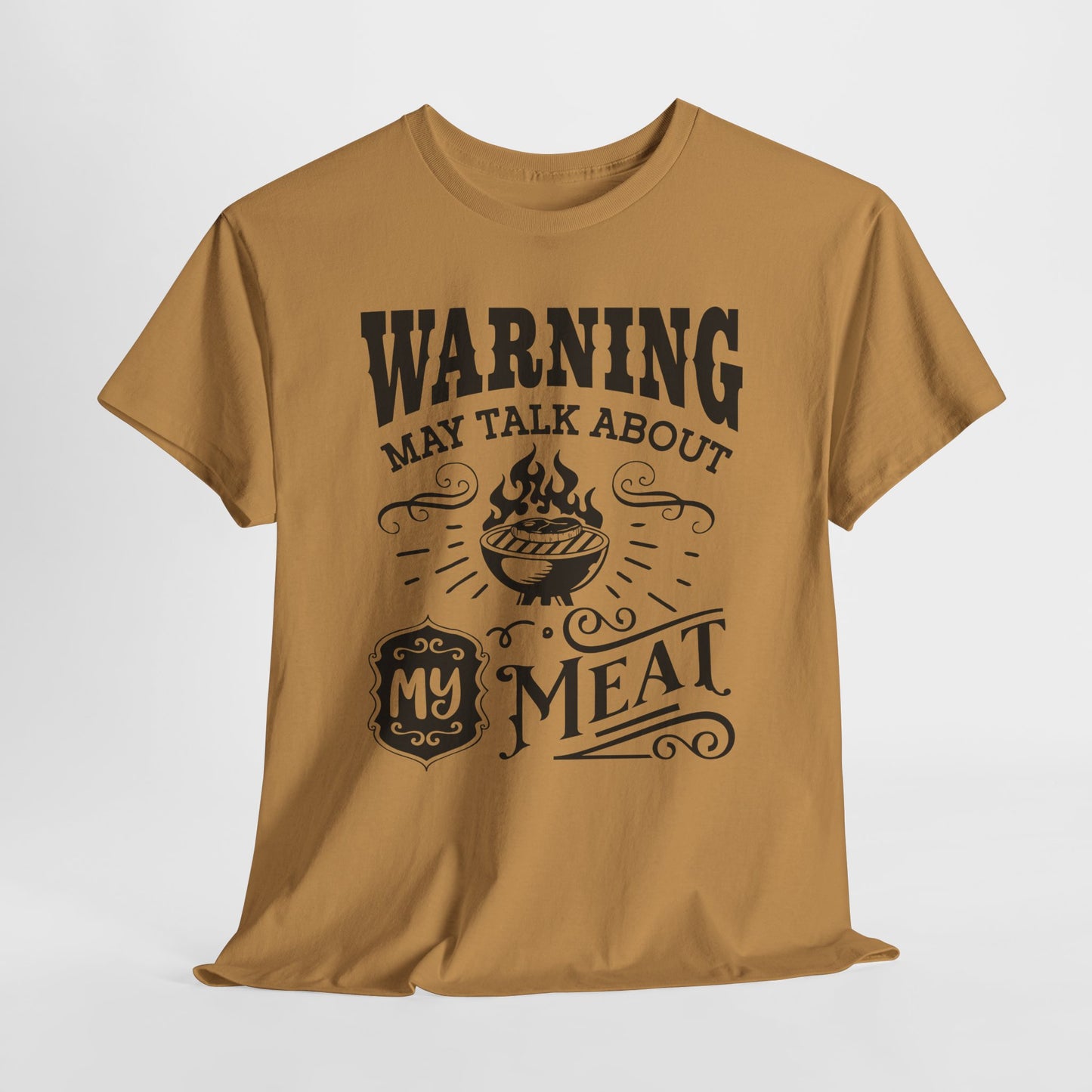 May Talk About My Meat T-Shirt For Funny BBQ T Shirt For Grill Master TShirt