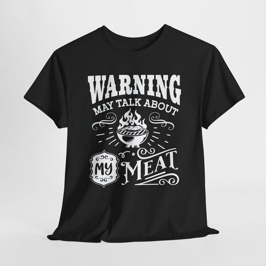 May Talk About My Meat T-Shirt For Funny BBQ T Shirt For Grill Master TShirt