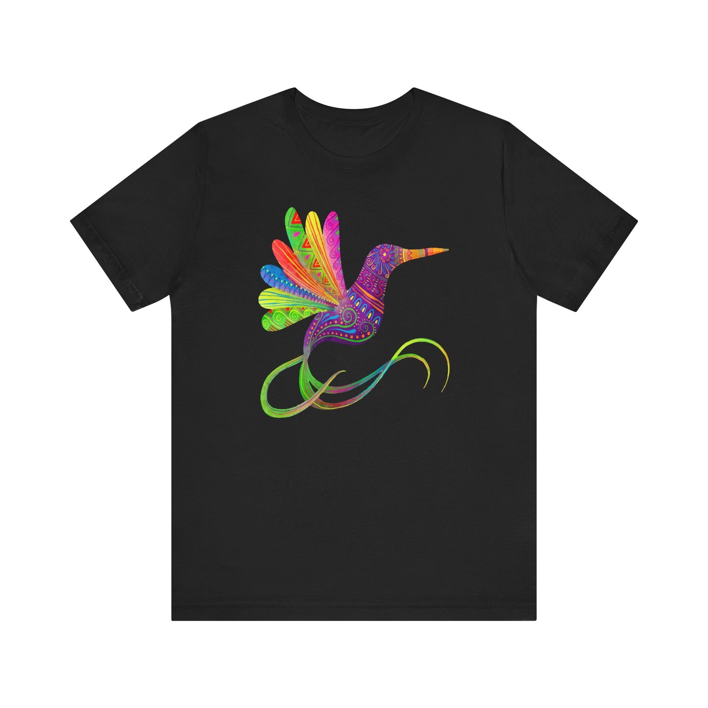 Hummingbird T-Shirt For Mexico Art T Shirt For Watercolor Bird Print TShirt For Cinco de Mayo