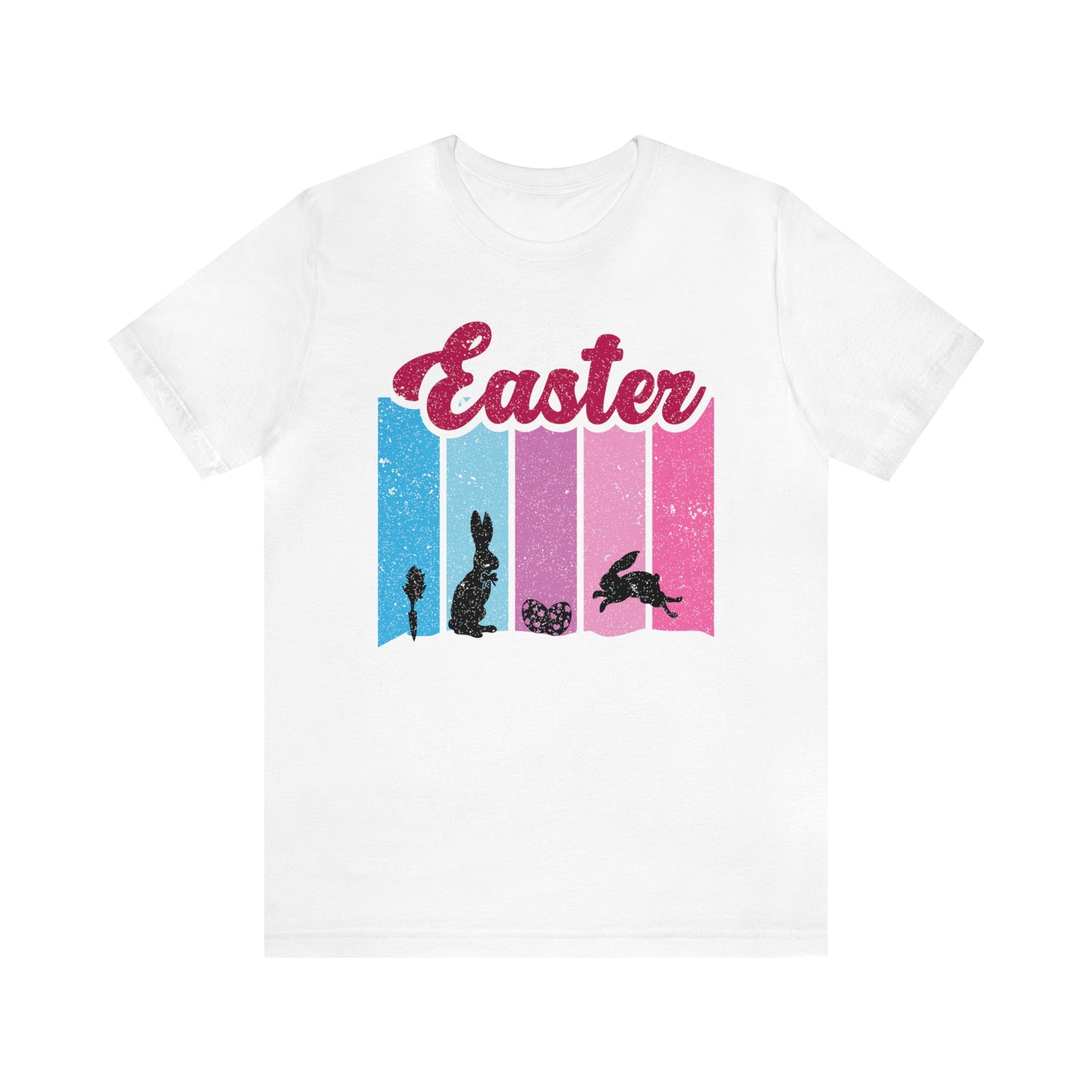 Bunny Scene T-Shirt For Easter Vibes T Shirt For Christian Holiday TShirt