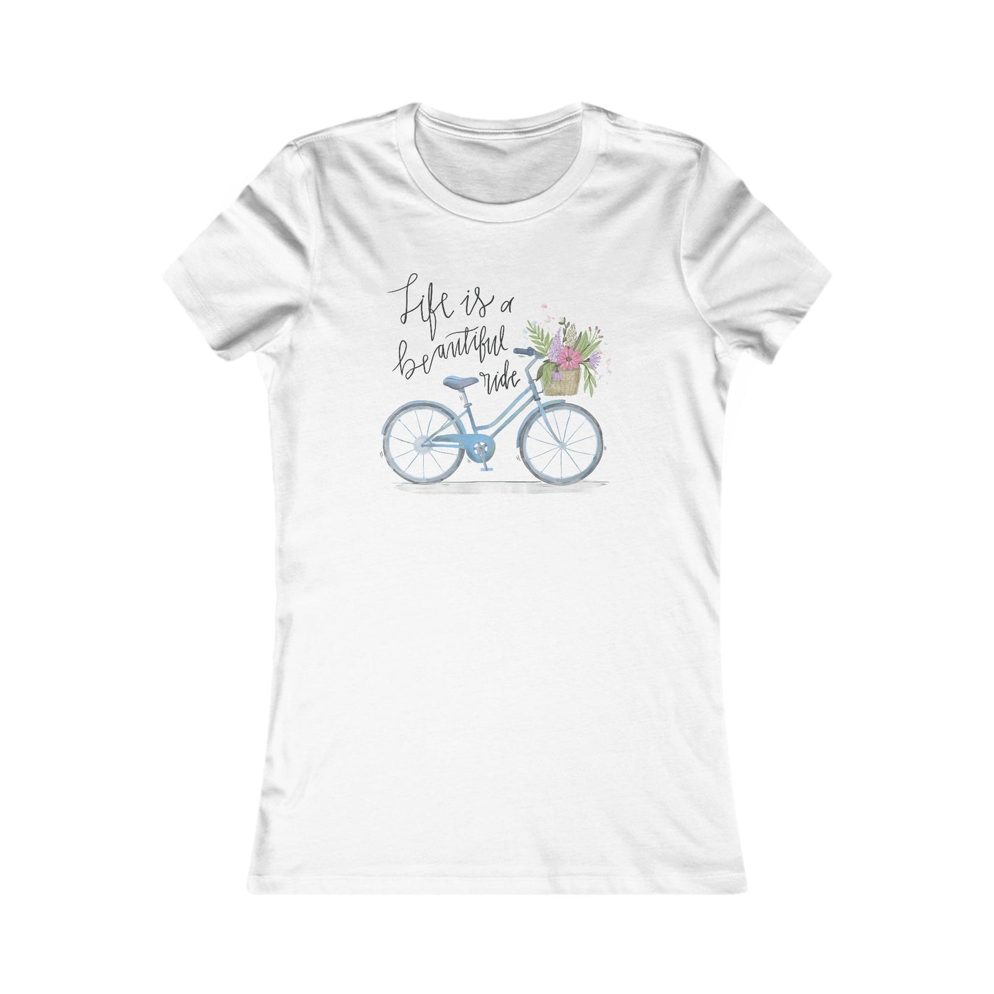 Life Is A Beautiful Ride T-Shirt For Cute Bicycle T Shirt For Fun Cycling TShirt