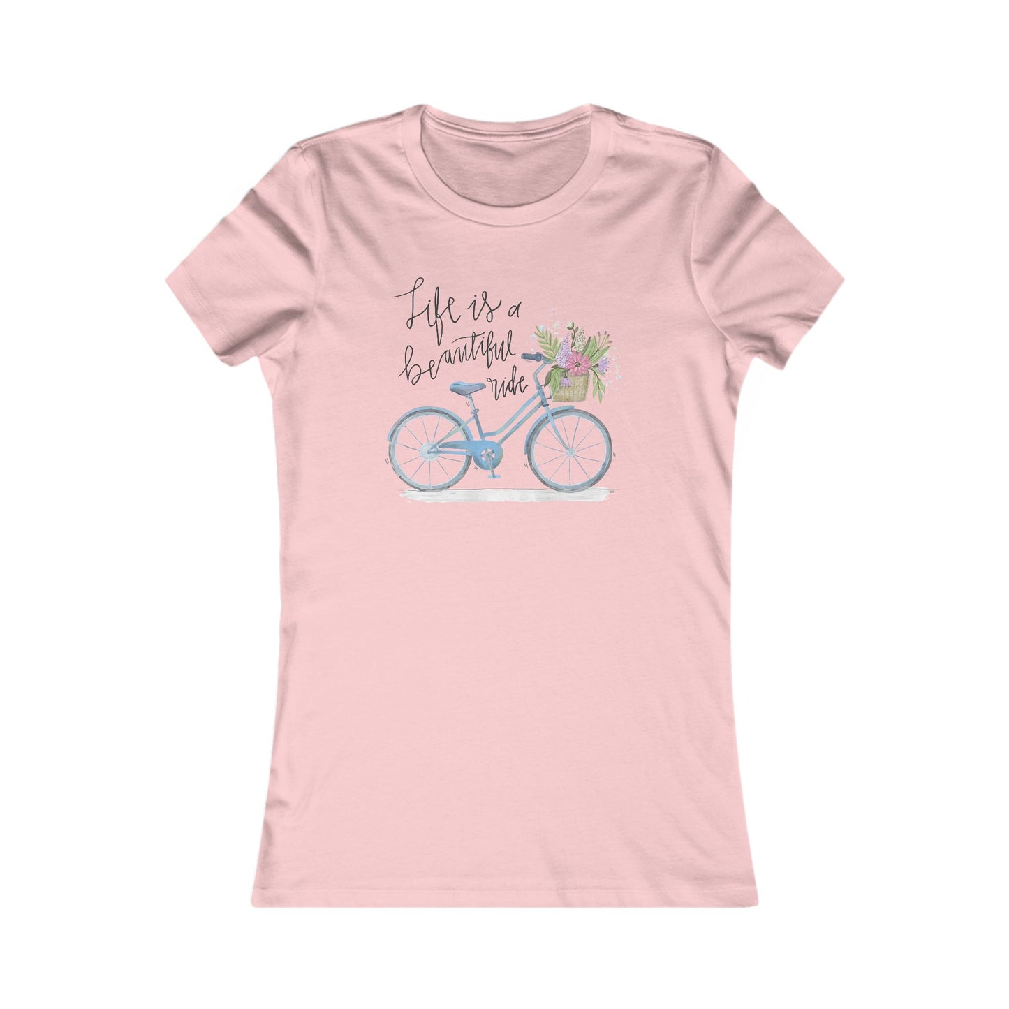 Life Is A Beautiful Ride T-Shirt For Cute Bicycle T Shirt For Fun Cycling TShirt