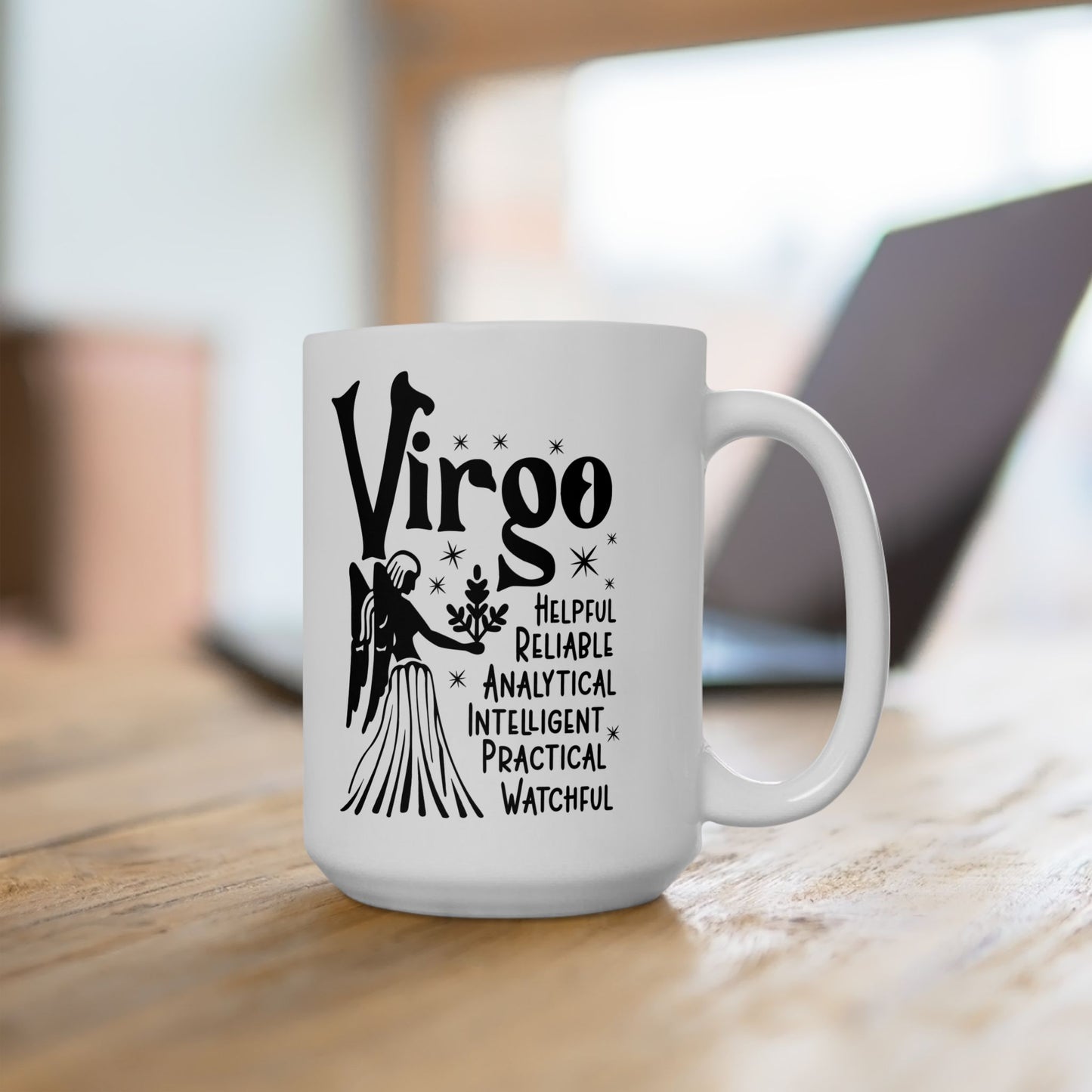 Virgo Ceramic Mug For Zodiac Coffee Cup For Astrology Birthday Gift Idea