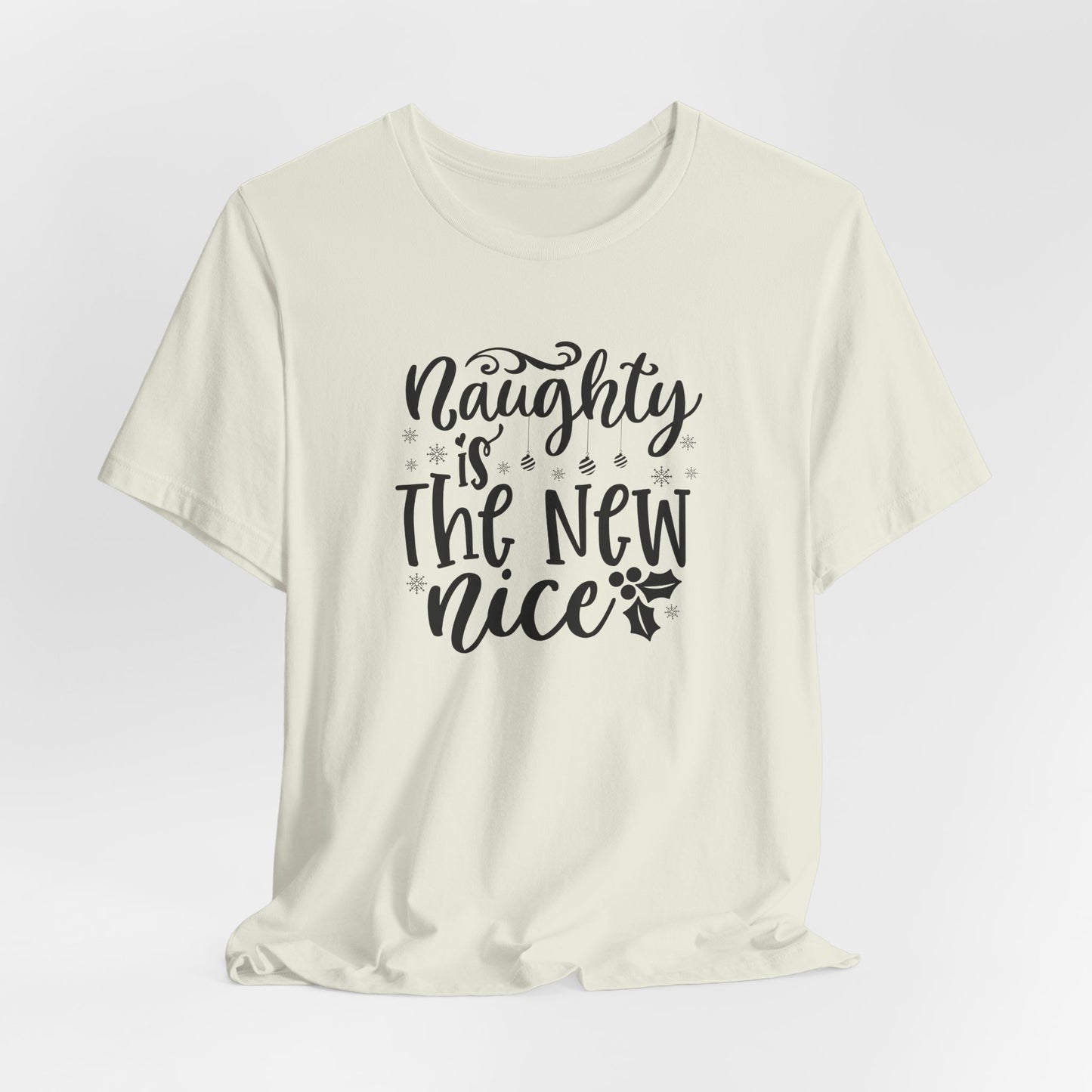 Naughty T-Shirt For Nice T Shirt For Funny Christmas TShirt