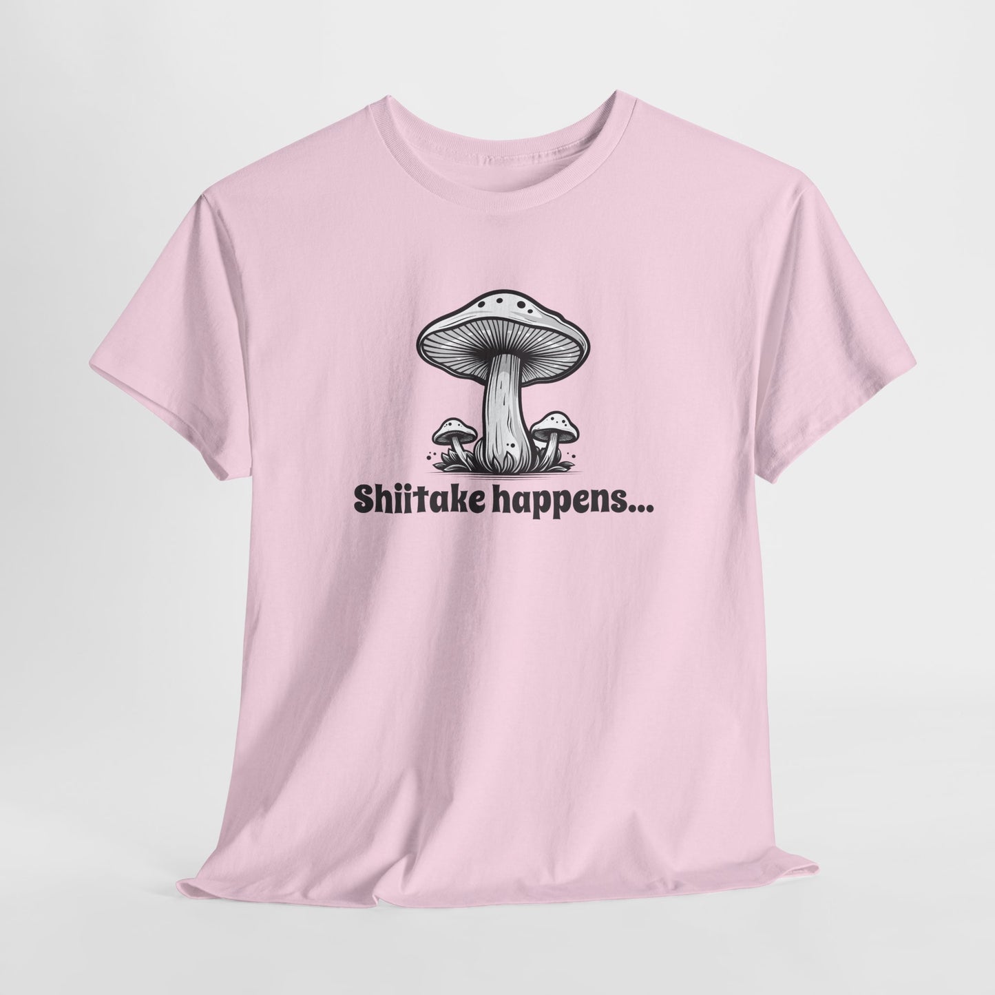 Shiitake Happens T-Shirt For Mushroom T Shirt For Funny Cook TShirt For Fungi Gift