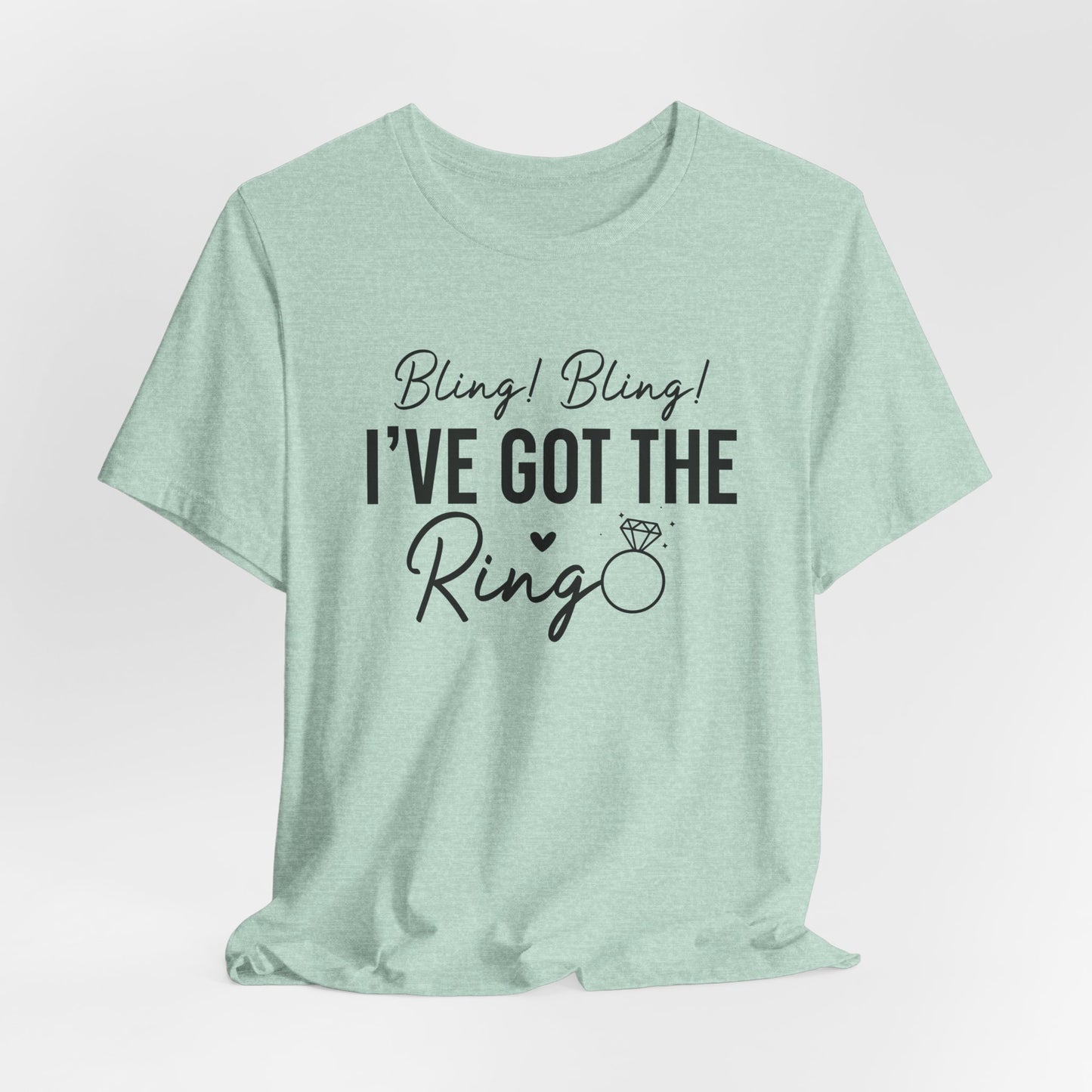 Bling Bling T-Shirt For Bride To Be T Shirt For Fiancee TShirt For Bachelorette