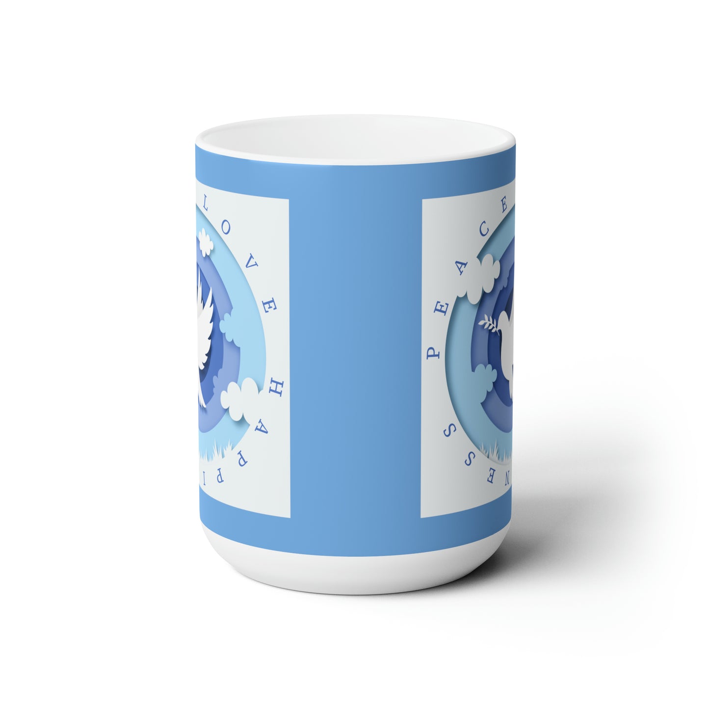 Peace Coffee Mug For Love And Happiness Hot Tea Cup