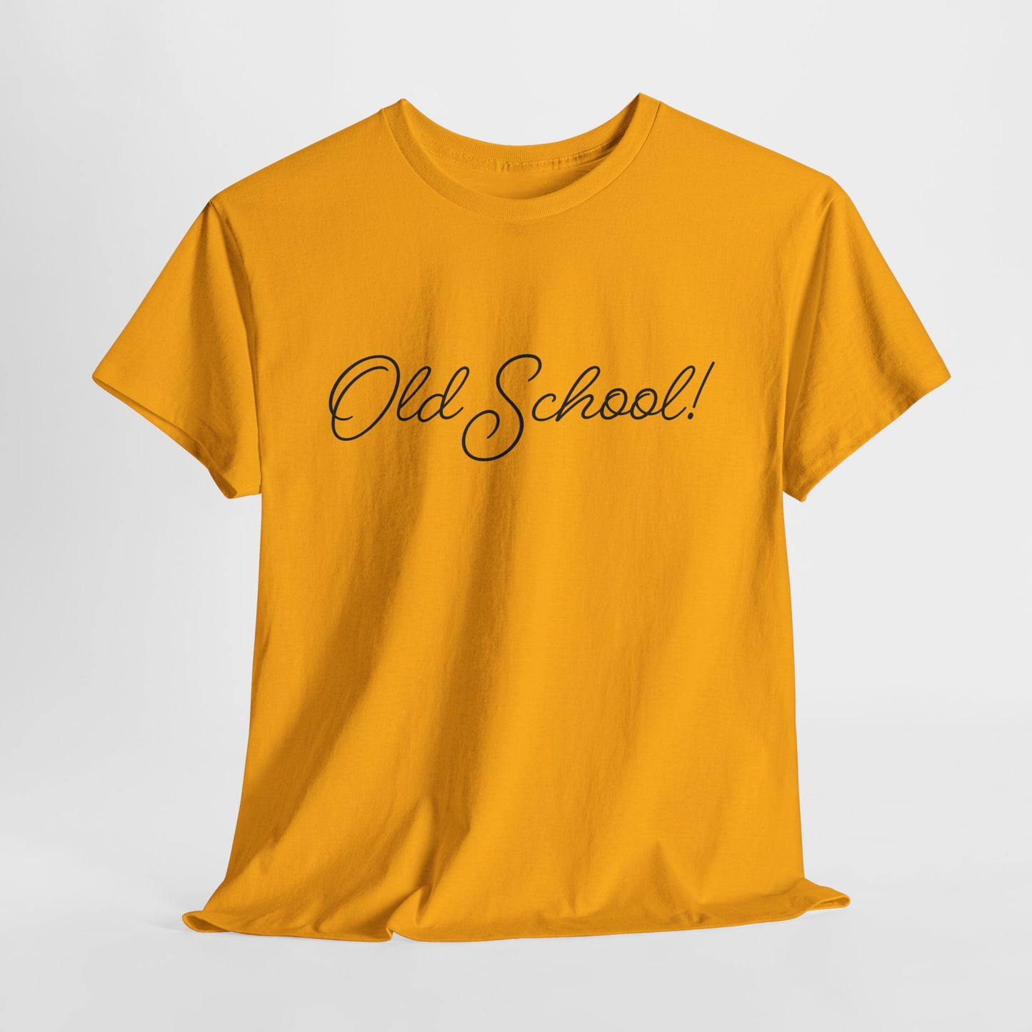 Old School T-Shirt For Retro TShirt For Smart People T Shirt For Baby Boomer T Shirt With Cursive Shirt For Education Gift