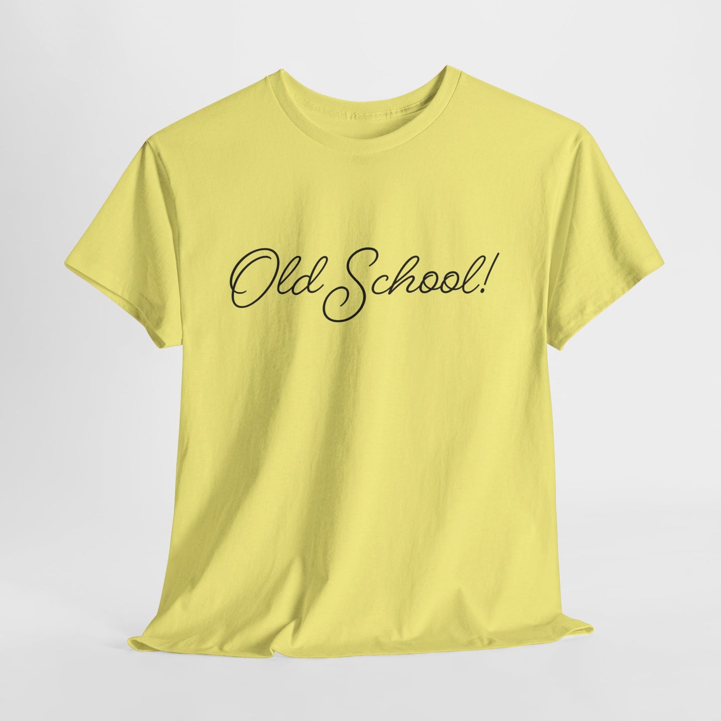 Old School T-Shirt For Retro TShirt For Smart People T Shirt For Baby Boomer T Shirt With Cursive Shirt For Education Gift