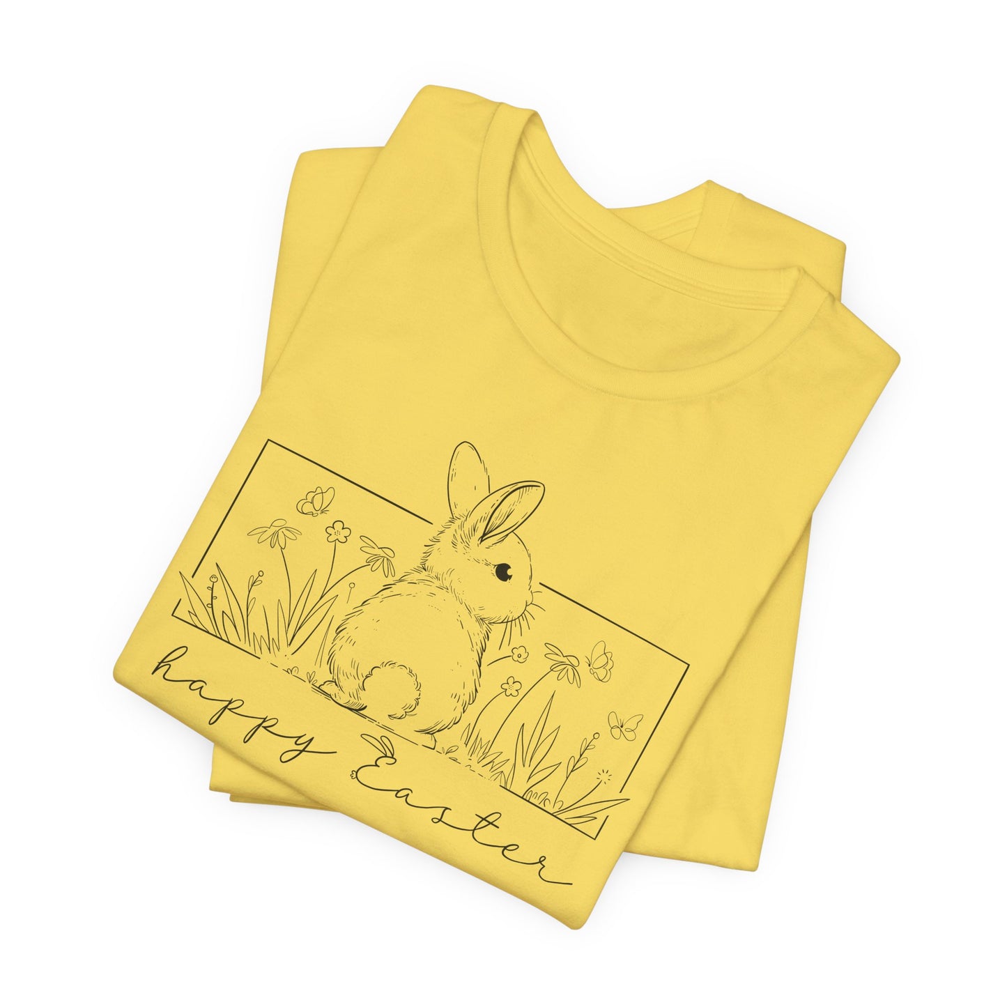 Happy Easter Bunny T-Shirt - Cute Spring Graphic Tee