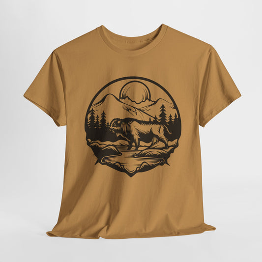 Buffalo T-Shirt For Mountains T Shirt For Wilderness TShirt