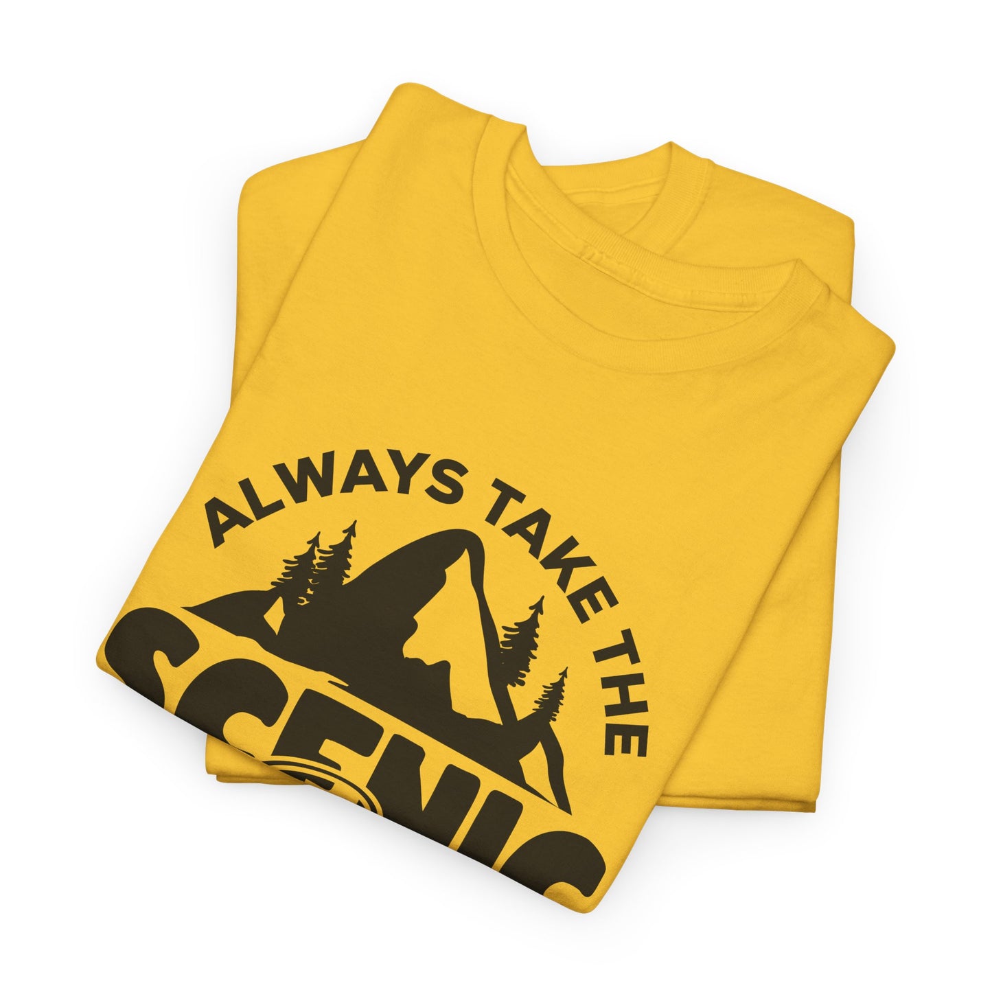 Scenic Route T-Shirt For Adventure TShirt For Great Outdoors T Shirt For Mountains Tee